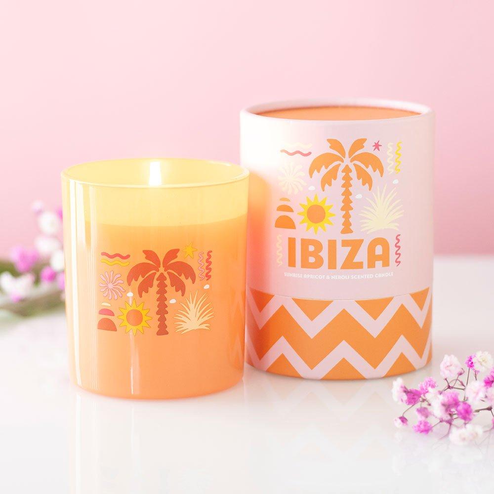 White - Something Different - Ibiza Sunrise Apricot & Neroli Scented Candle - 1