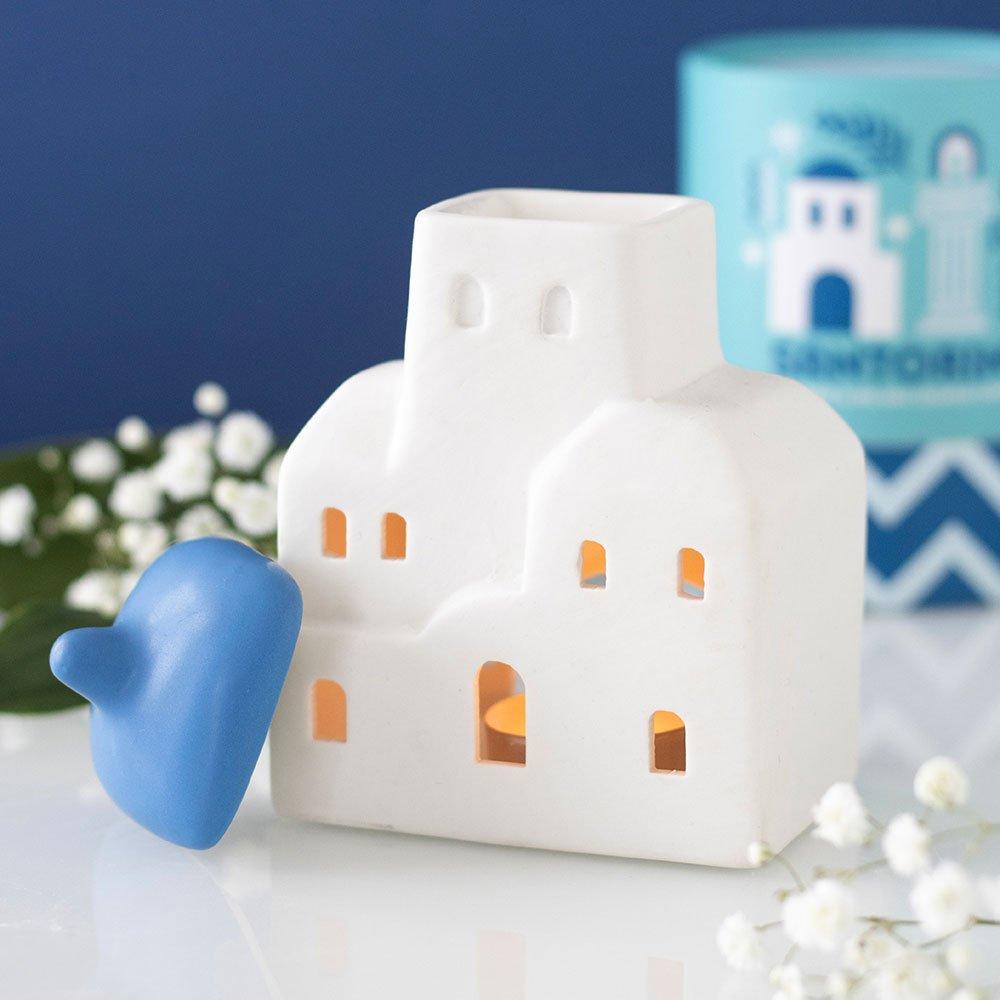 White - Something Different - Santorini Oil Burner and Wax Warmer - 2