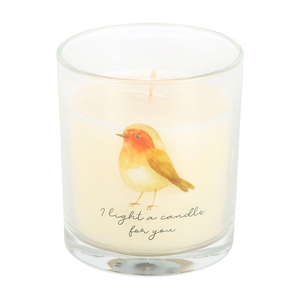White - Something Different - Robin Remembrance Cranberry & Clove Candle - 2