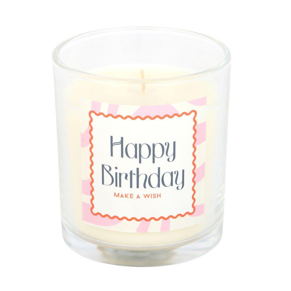 White - Something Different - Happy Birthday Vanilla Cake Candle - 2