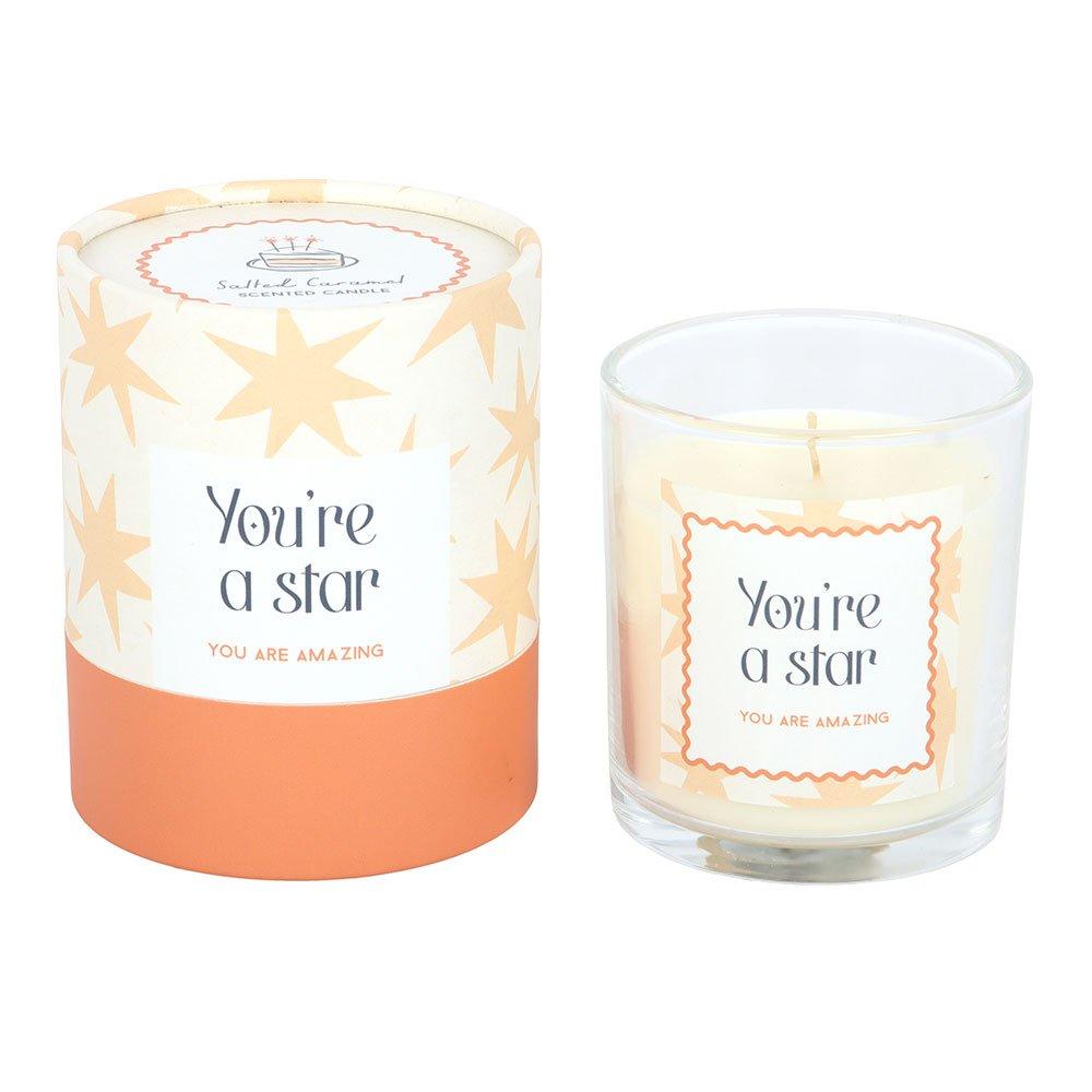 White - Something Different - Youre a Star Salted Caramel Candle - 2