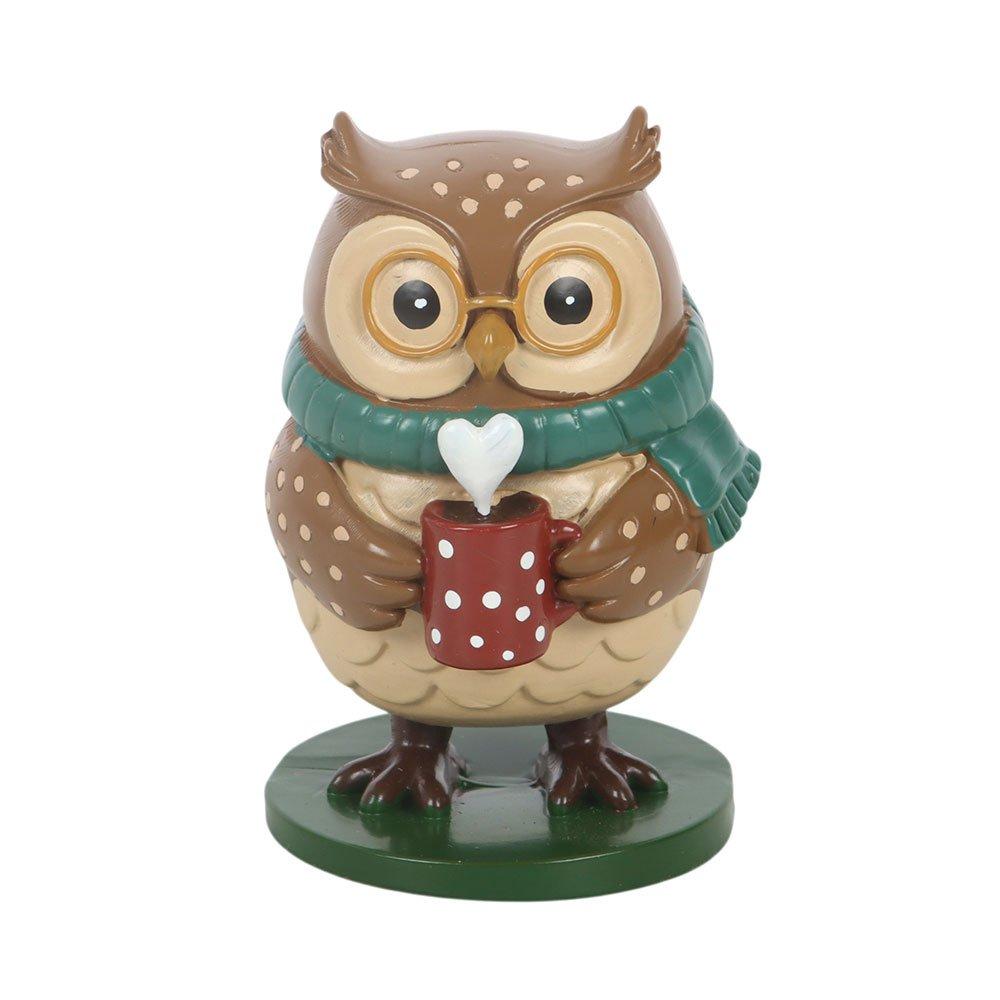 Brown - Something Different - Oliver Owl Ornament - 3