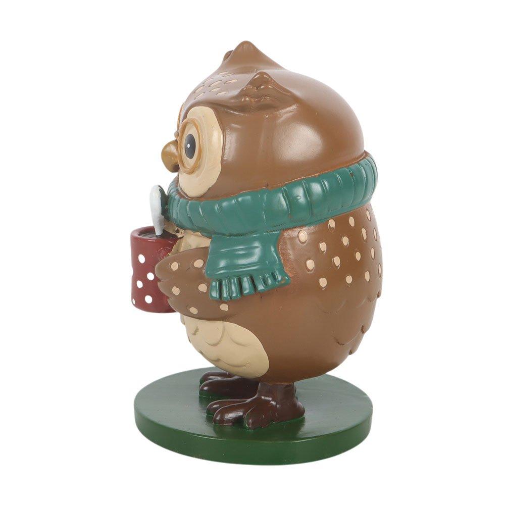 Brown - Something Different - Oliver Owl Ornament - 4