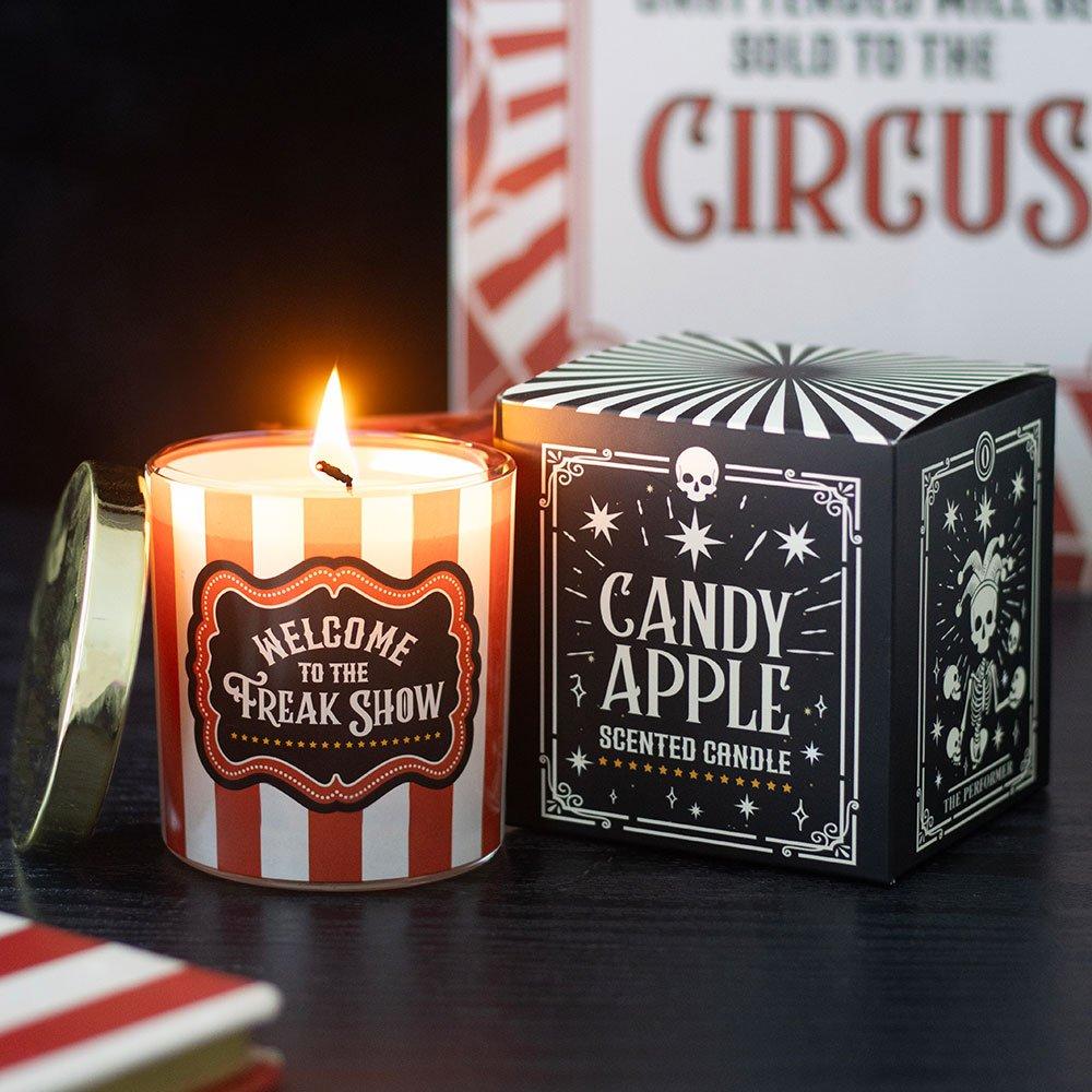 White - Something Different - Freak Show Candy Apple Candle - 1
