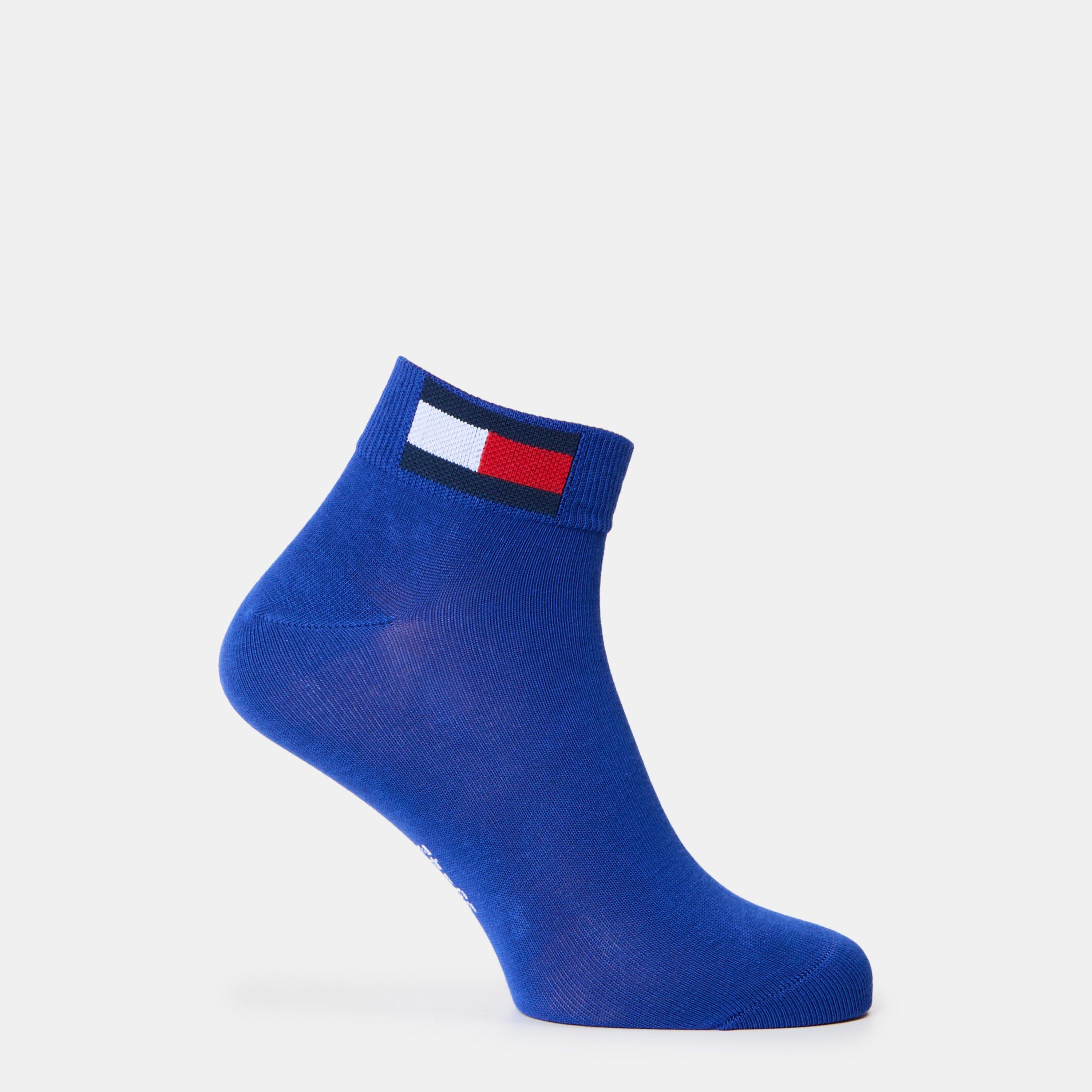 Blu/Bianco - Tommy Hilfiger - Unisex Adults Quarter Socks - 2