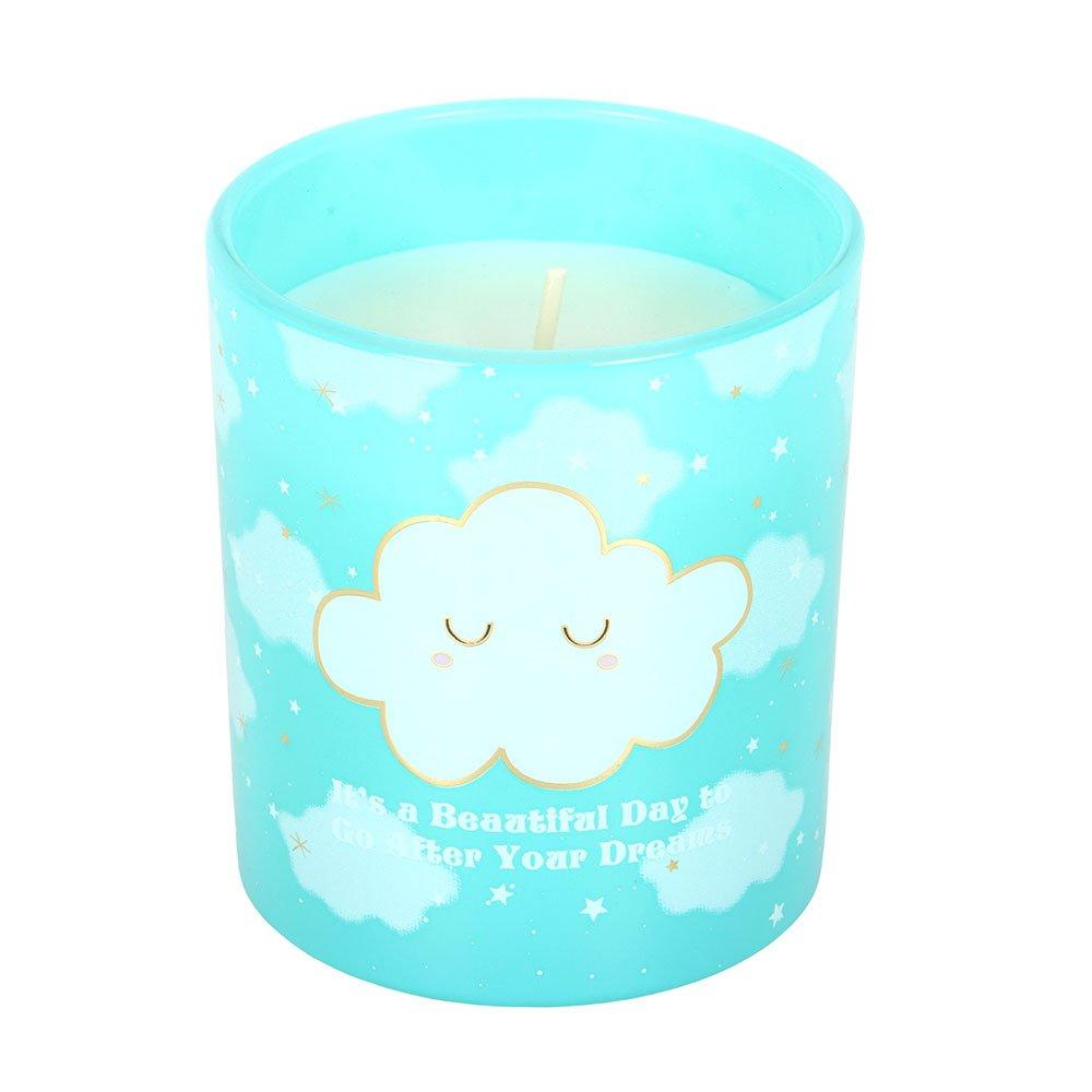 Blue - Something Different - Cloud Print Lavender & Chamomile Candle - 3