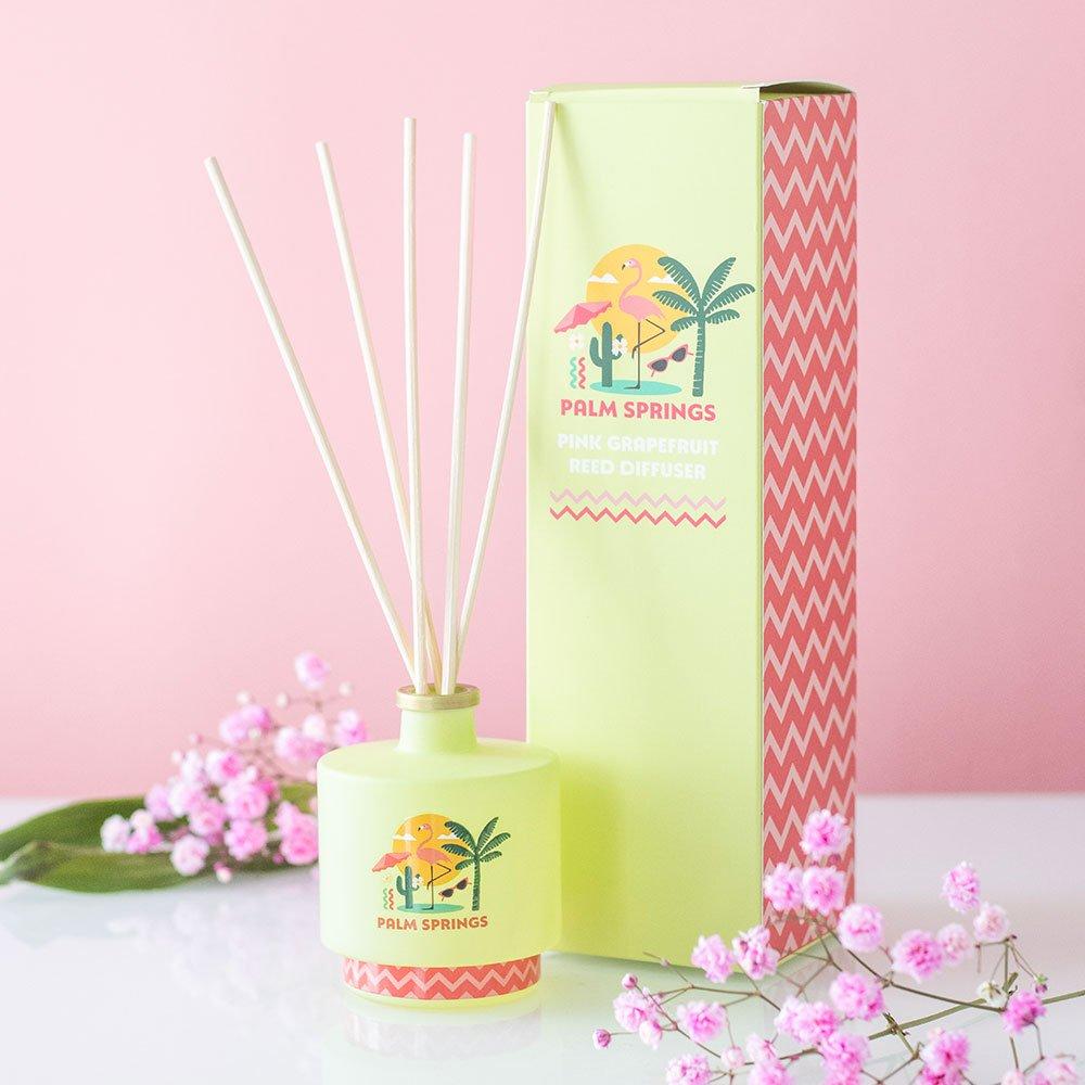 Green - Something Different - Palm Springs Pink Grapefruit Reed Diffuser - 1