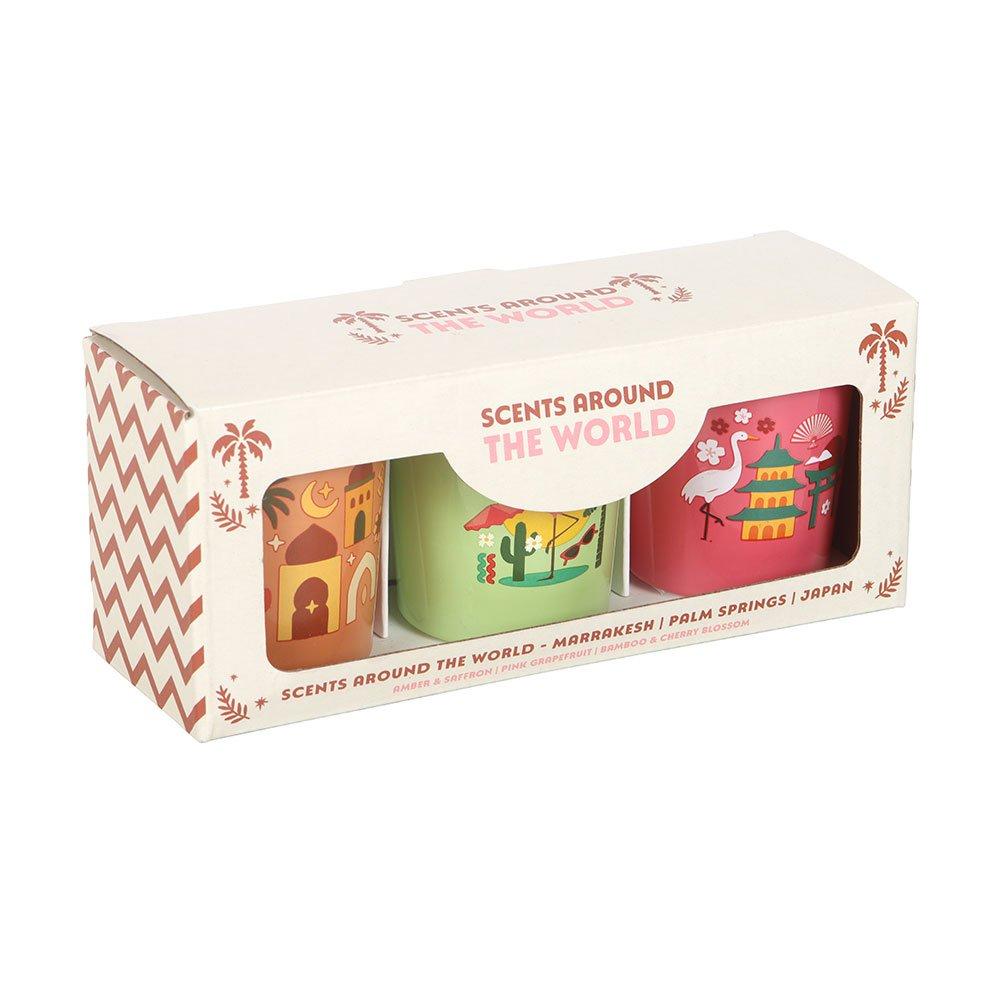 White - Something Different - Scents Around the World Scented Candle Trio - 4