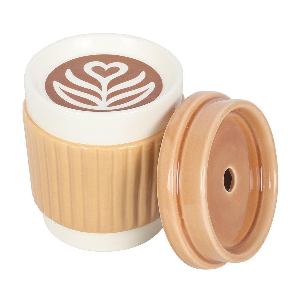Brown - Something Different - Coffee Cup Oil Burner - 3