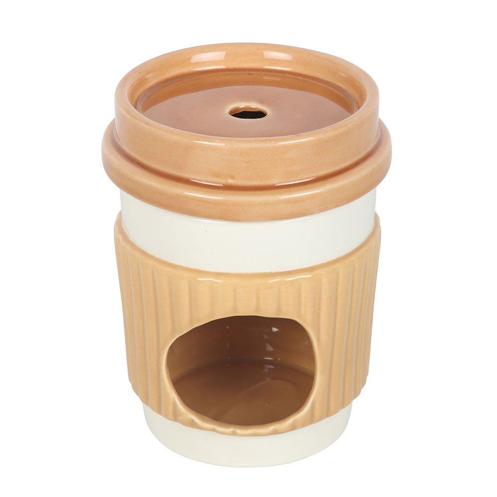 Brown - Something Different - Coffee Cup Oil Burner - 5