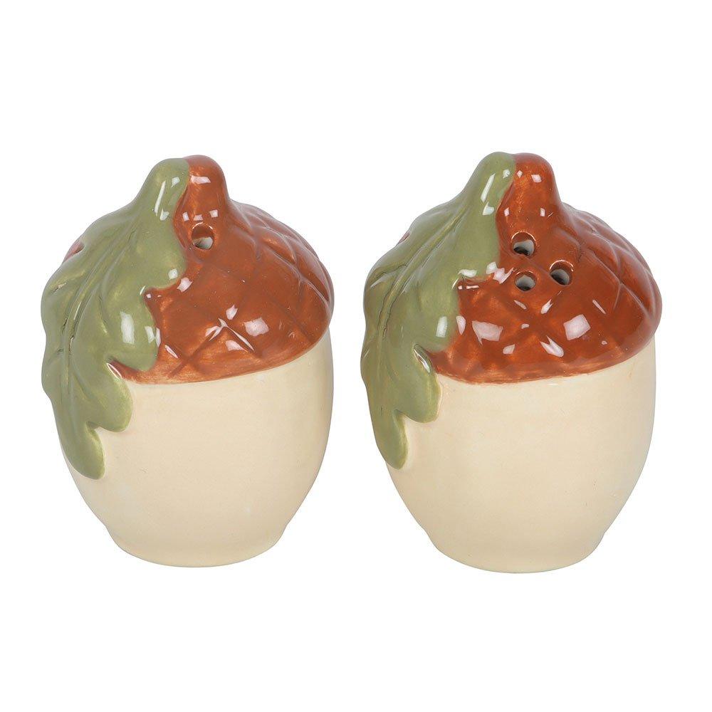 Brown - Something Different - Acorn Salt and Pepper Shakers - 2