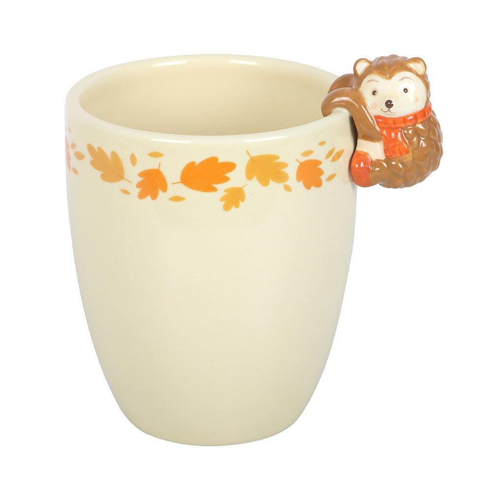 Cream - Something Different - Autumn Plant Pot with Hedgehog - 2