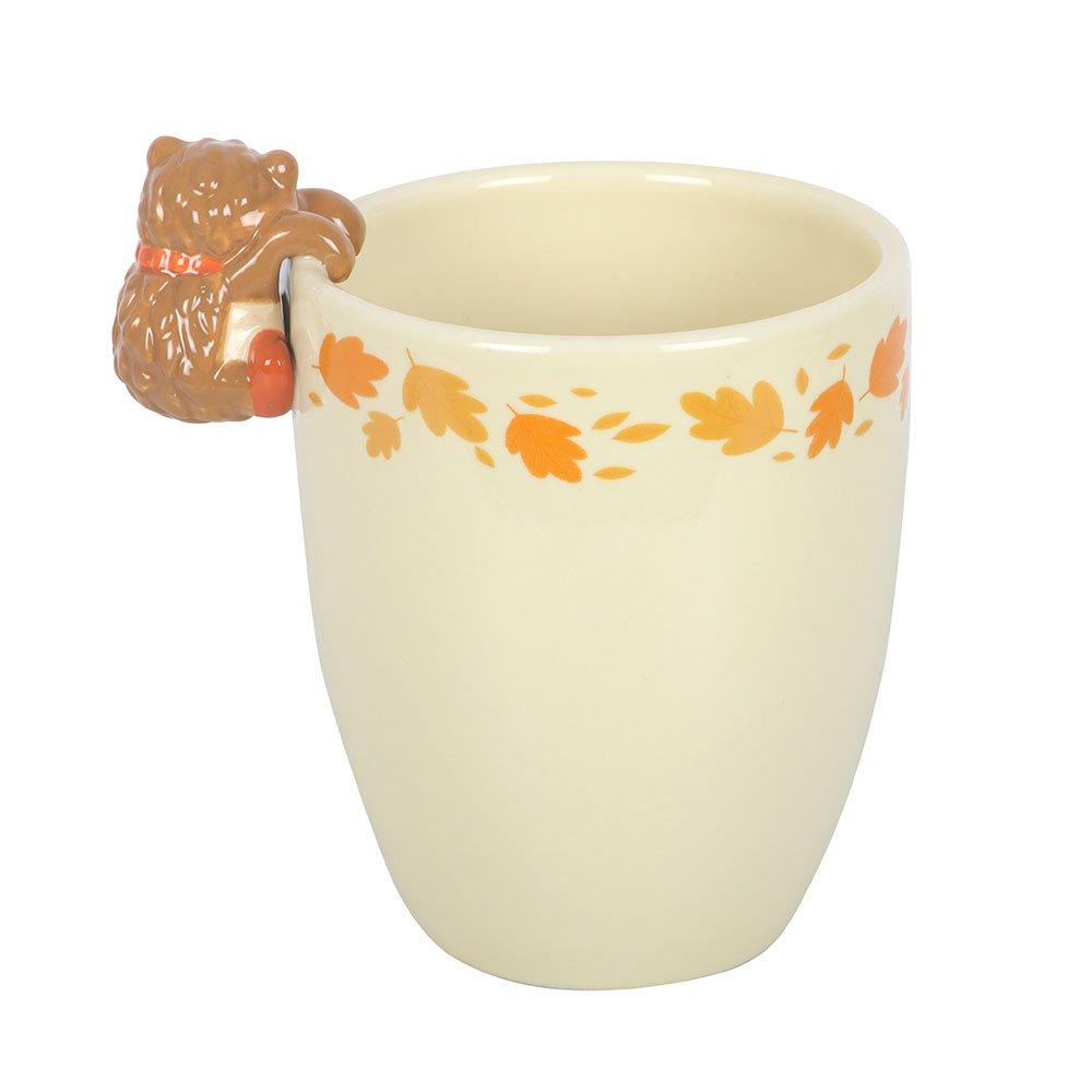 Cream - Something Different - Autumn Plant Pot with Hedgehog - 3