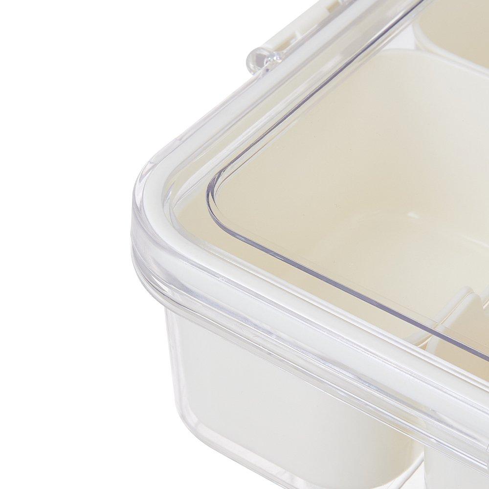 White1 - LIFE IDEAS - 2pcs Fridge Storage Container with Lid - 12