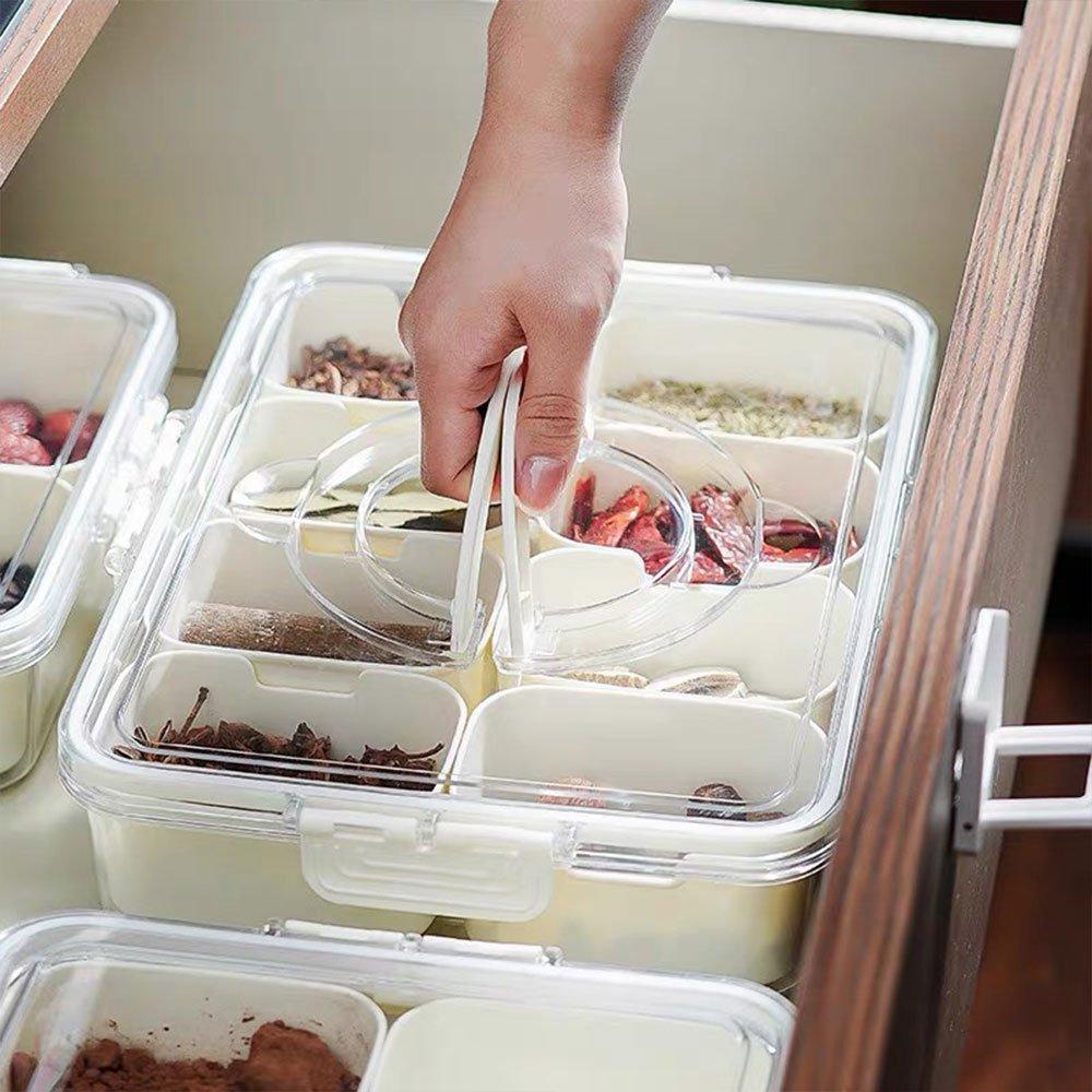 White1 - LIFE IDEAS - 2pcs Fridge Storage Container with Lid - 3