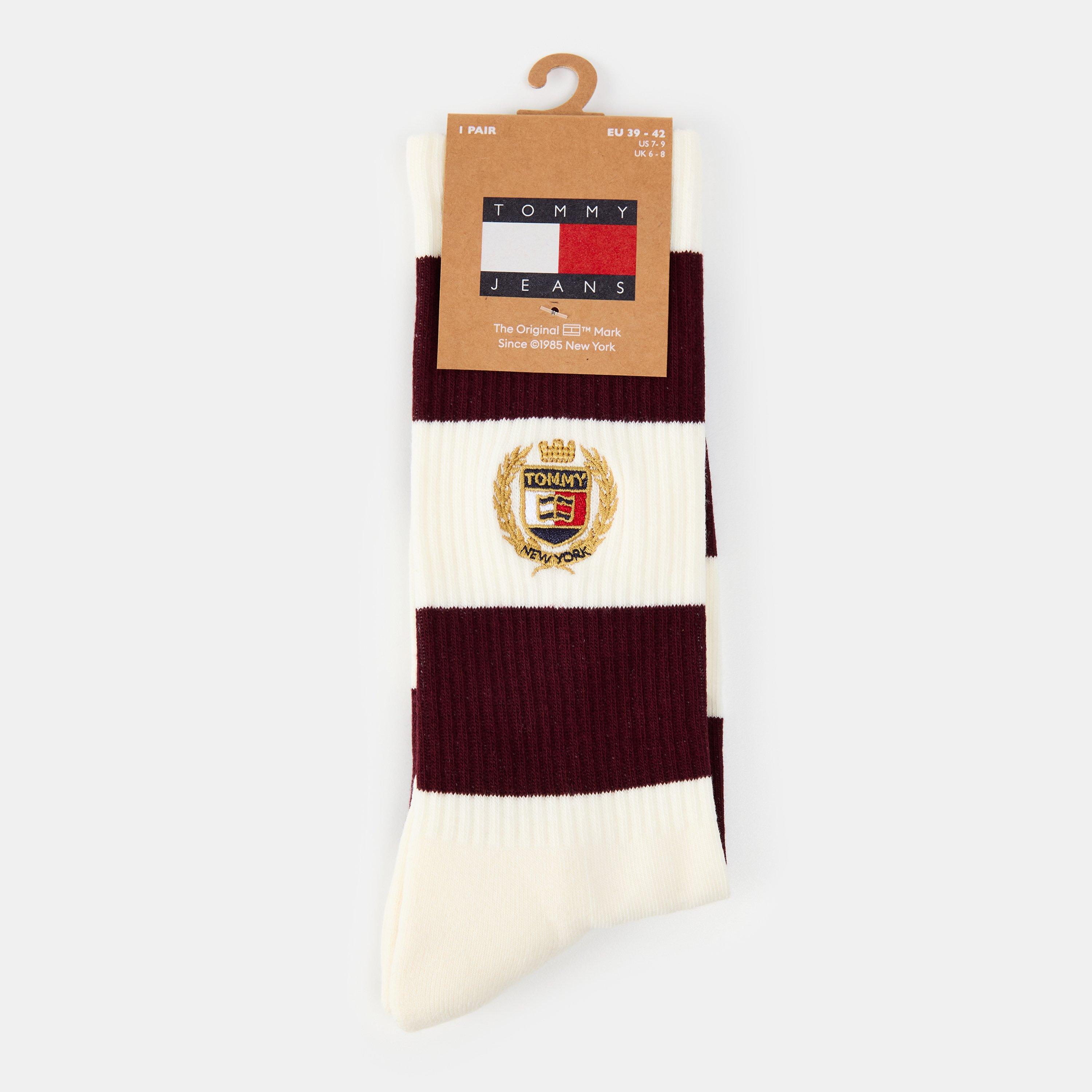 Red/White - Tommy Hilfiger - Adults Crew Socks - 1