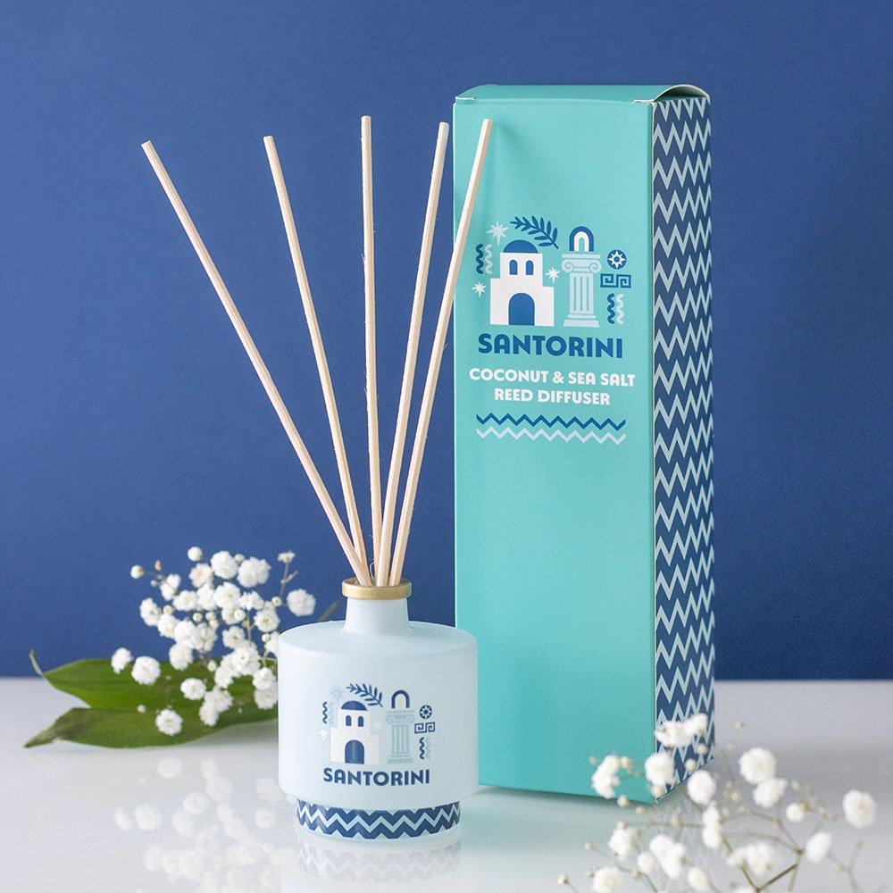 Blue - Something Different - Santorini Coconut & Sea Salt Reed Diffuser - 1