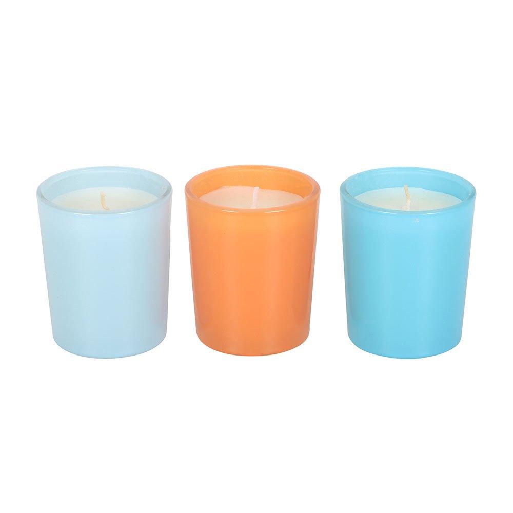 White - Something Different - Scents of Europe Scented Candle Trio - 3