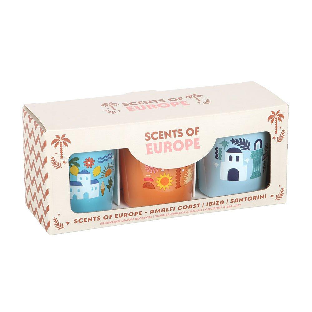 White - Something Different - Scents of Europe Scented Candle Trio - 4