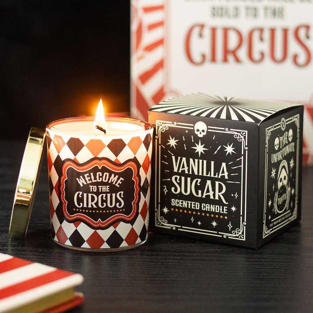 White - Something Different - Mystic Circus Vanilla Sugar Candle - 1