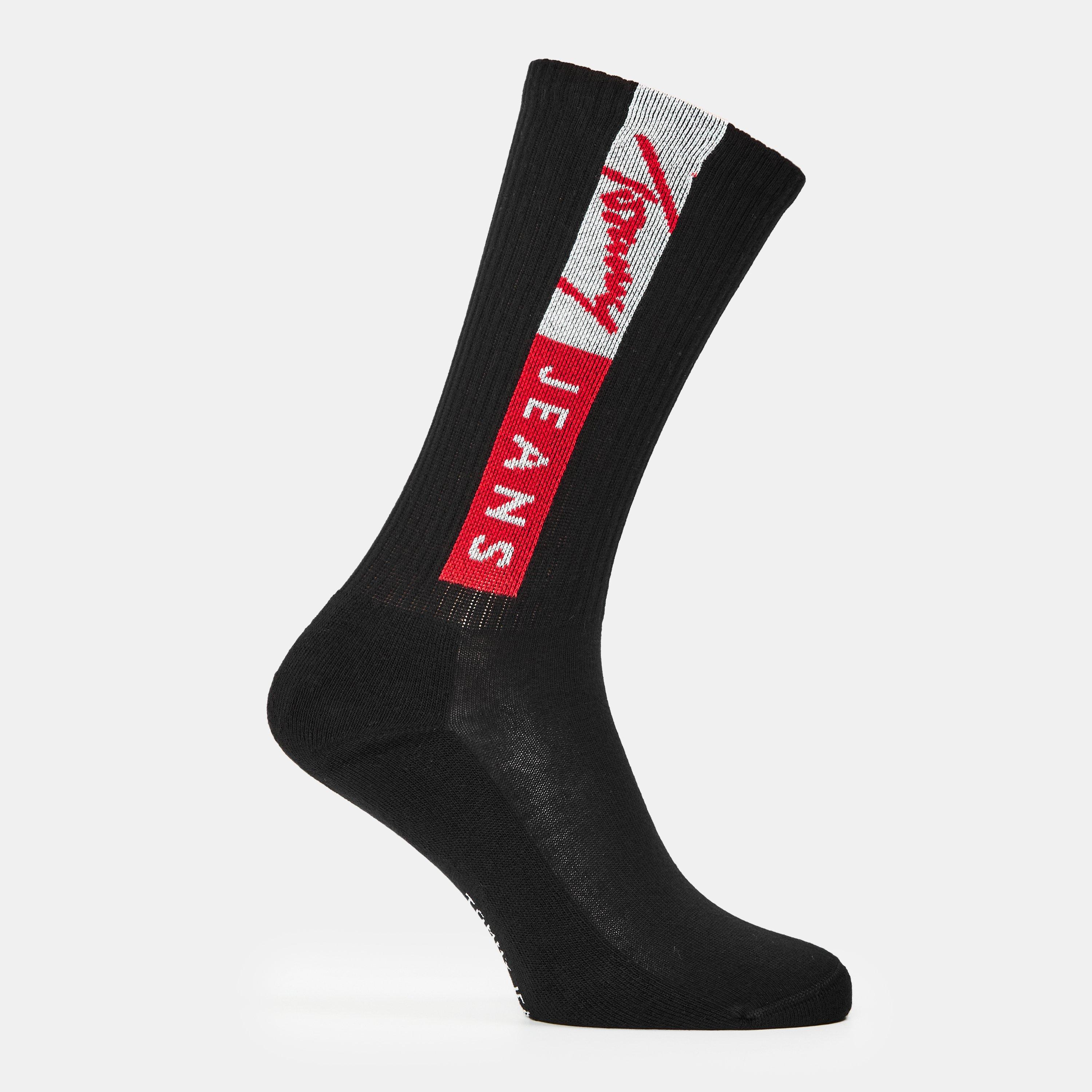 Schwarz/Weiß - Tommy Hilfiger - Unisex Adults Crew Socks - 3