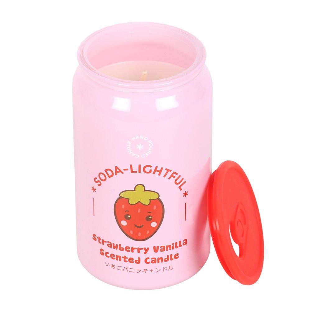 Pink - Something Different - Strawberry Vanilla Soda Can Candle - 3