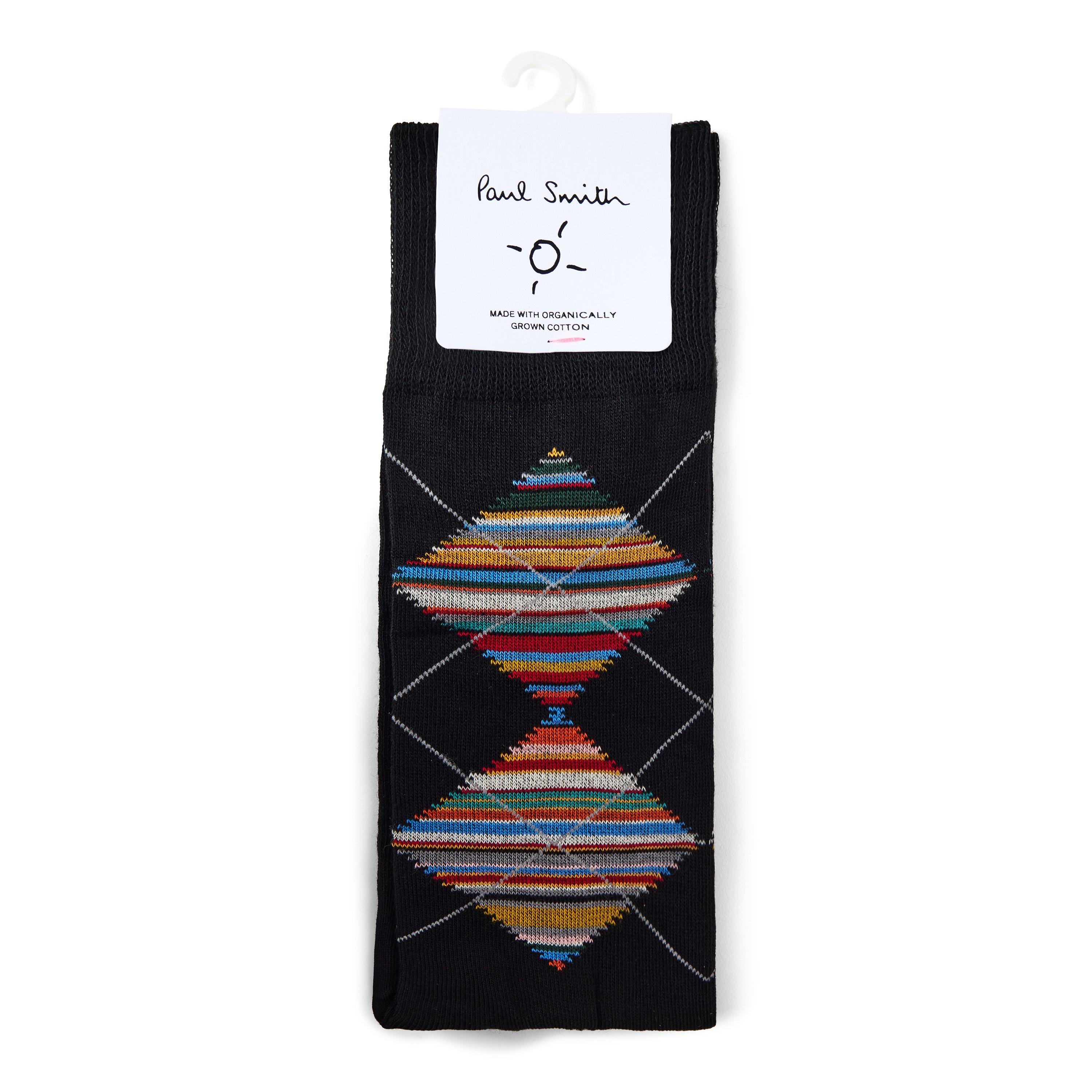 BLACK - Paul Smith - PS SOCKS ARGYLE - 2