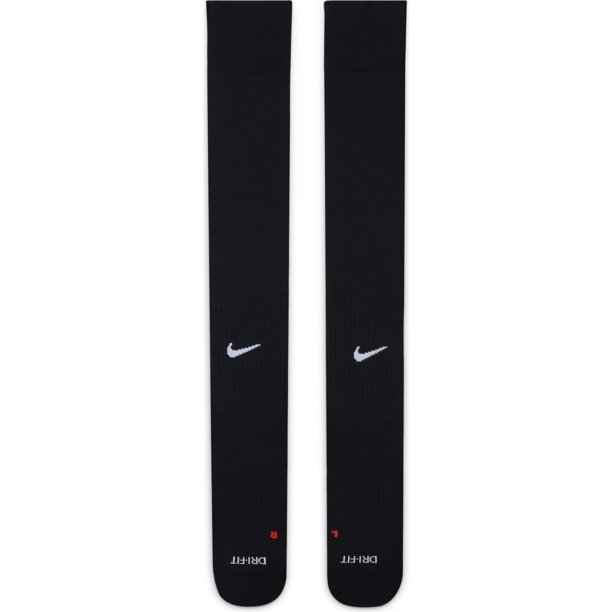 Black/White - Nike - Academy Over The Calf Adults Football Socks 1 Pack - 4