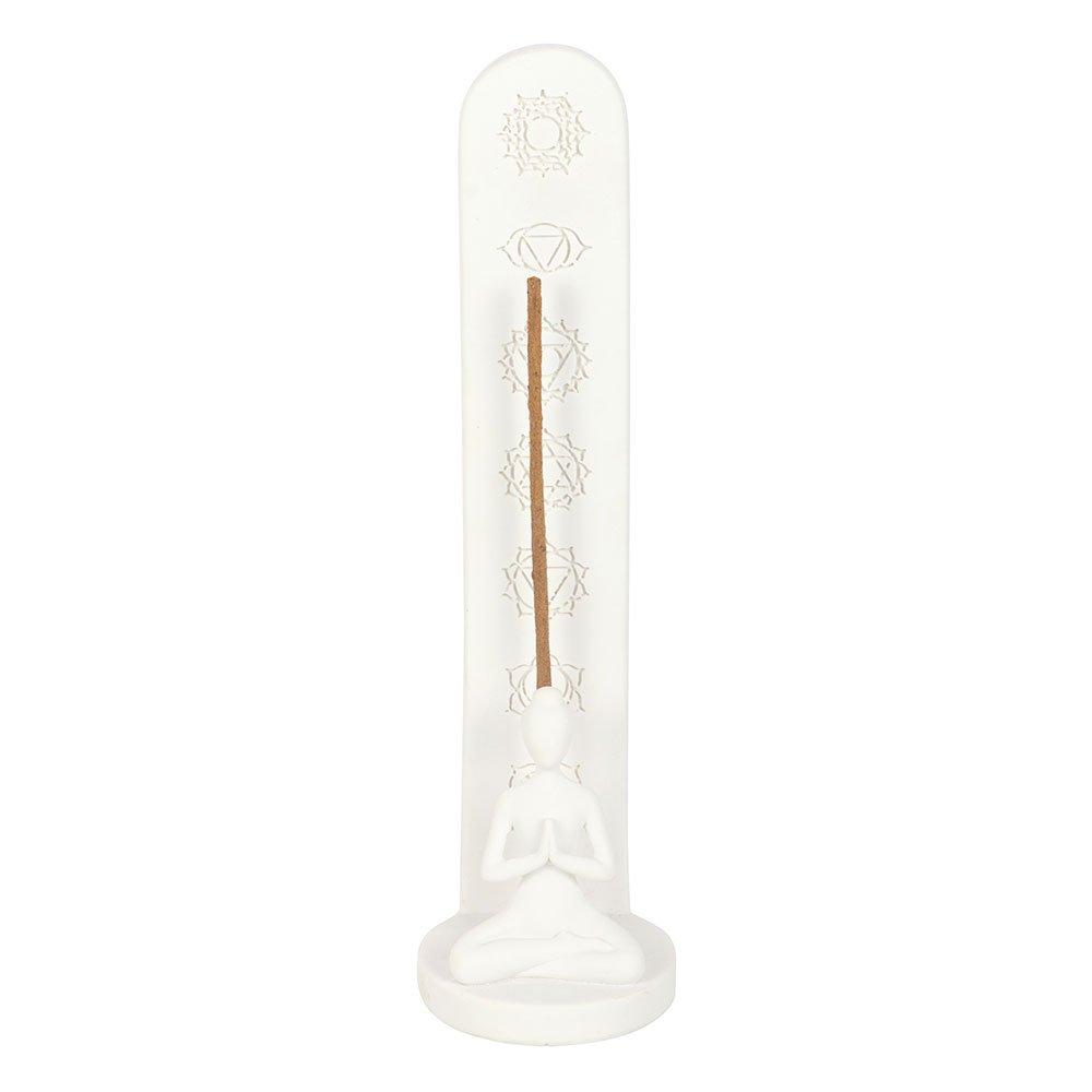 White - Something Different - White Chakra and Yoga Pose Incense Stick Holder - 2