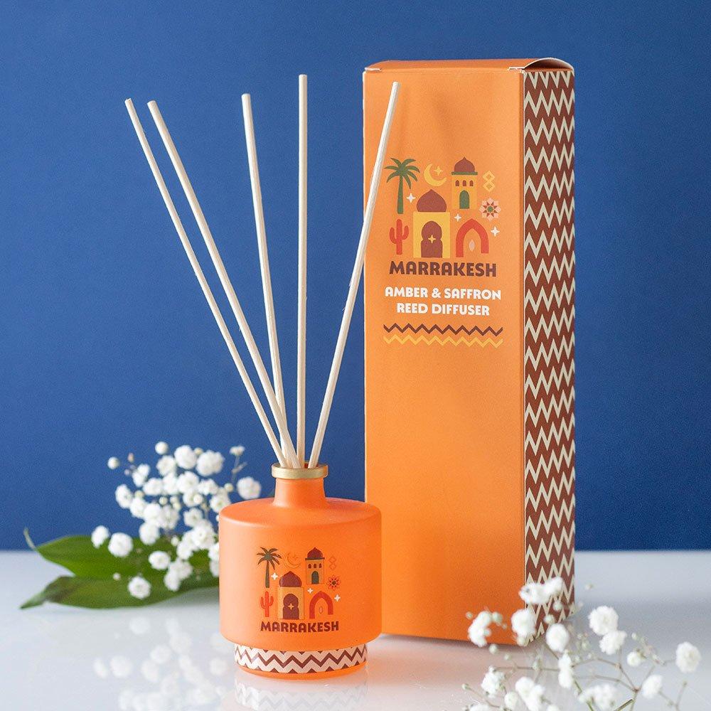 Orange - Something Different - Marrakesh Amber & Saffron Reed Diffuser - 1