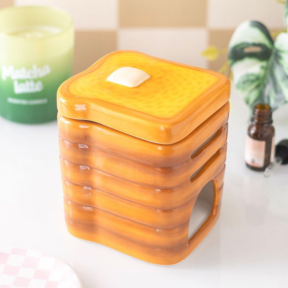 Brown - Something Different - Toast Stack Oil Burner and Wax Warmer - 1
