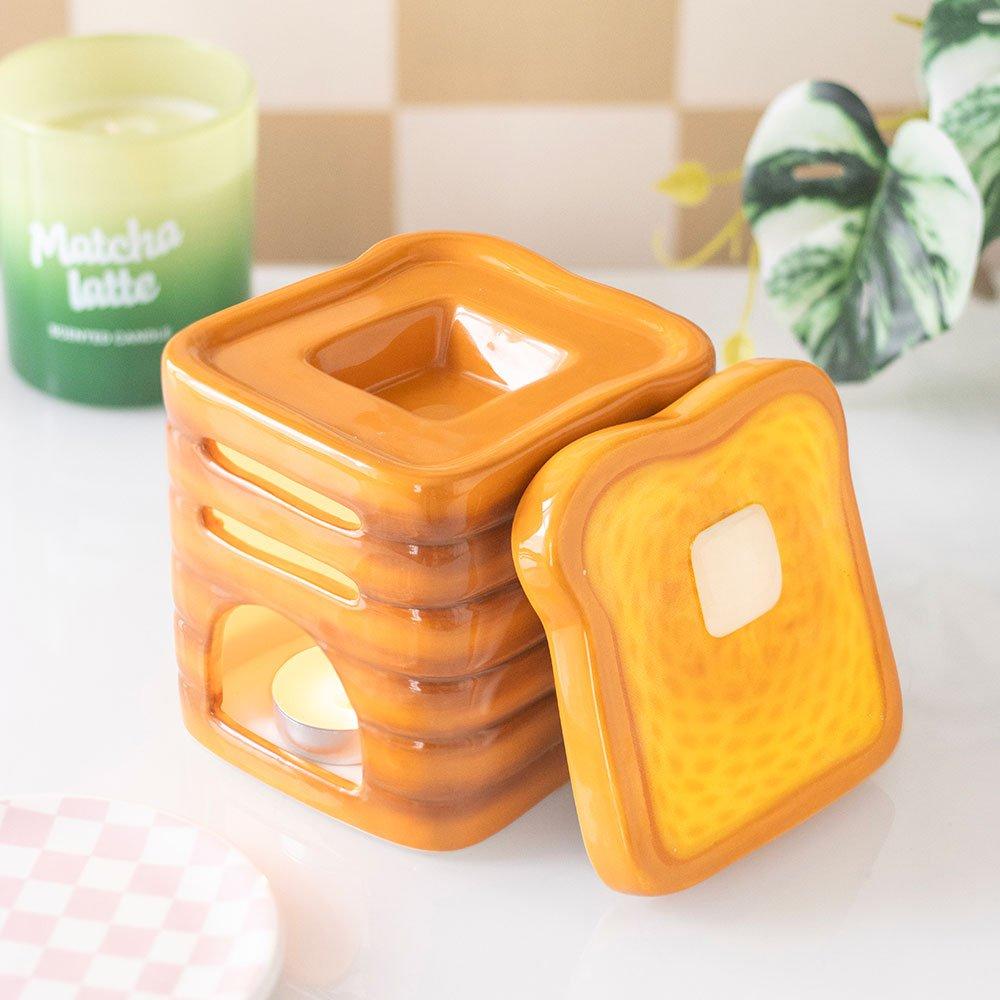 Brown - Something Different - Toast Stack Oil Burner and Wax Warmer - 2