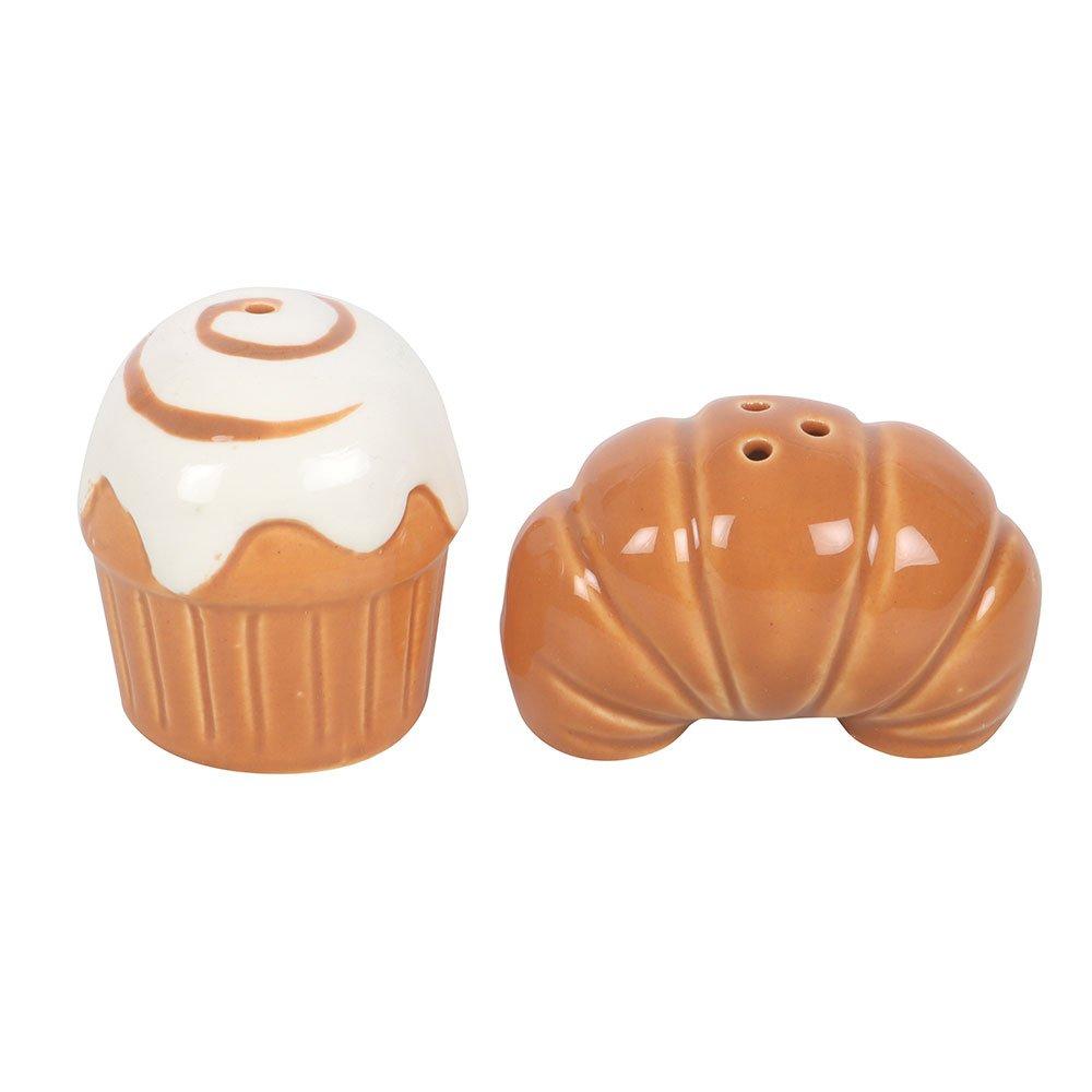 Brown - Something Different - Pastry Shaped Salt and Pepper Shakers - 2