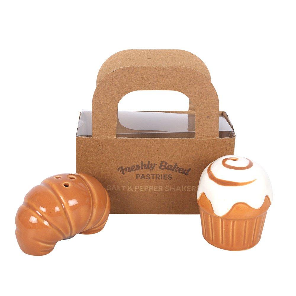 Brown - Something Different - Pastry Shaped Salt and Pepper Shakers - 3