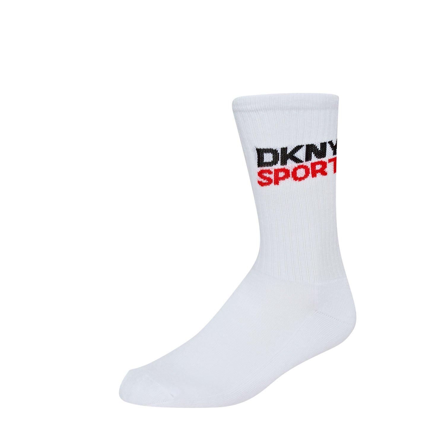 Bianco - DKNY - 3 pack Mens Sport Socks Dogwood - 5