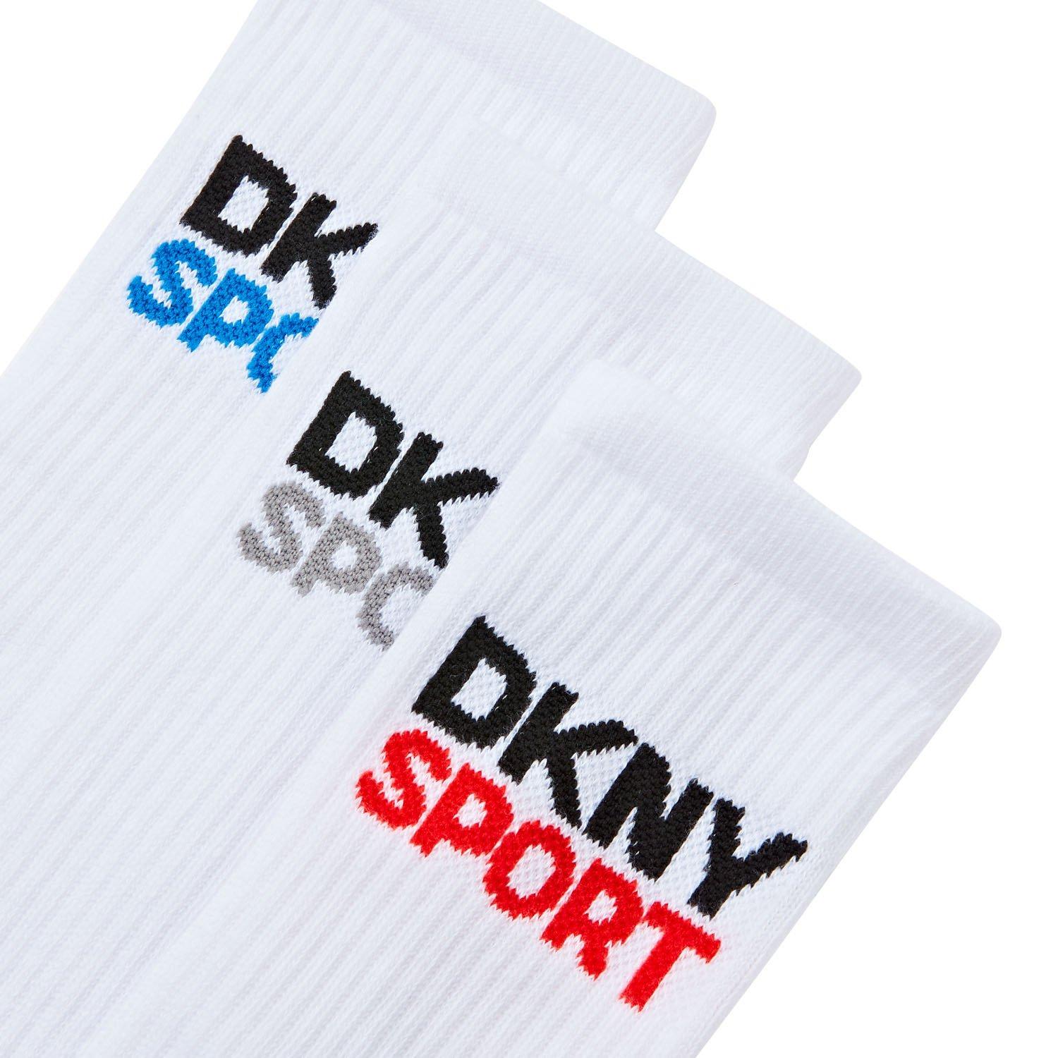 Bianco - DKNY - 3 pack Mens Sport Socks Dogwood - 6