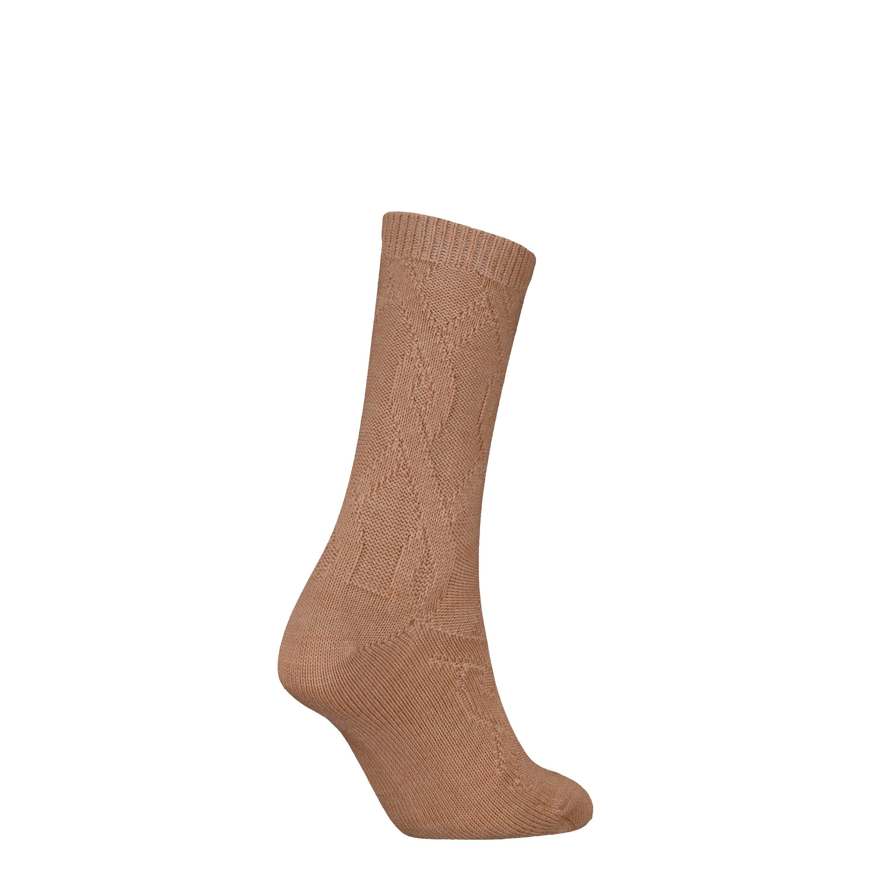 Khaki - Tommy Hilfiger - Women's Crew Socks - 2