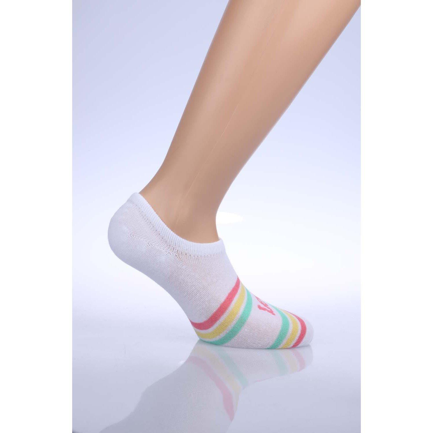 White - Lee - 3 Pack of Shoe Liner Socks - 2