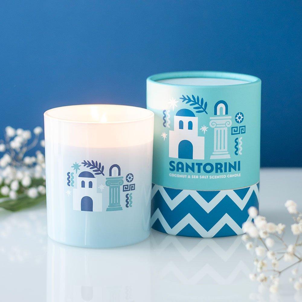 Something Different Santorini Coconut & Sea Salt Scented Candle