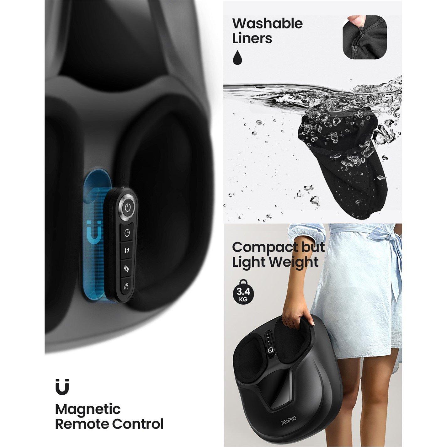 Black - Renpho - Renpho Shiatsu Foot Massager - 6