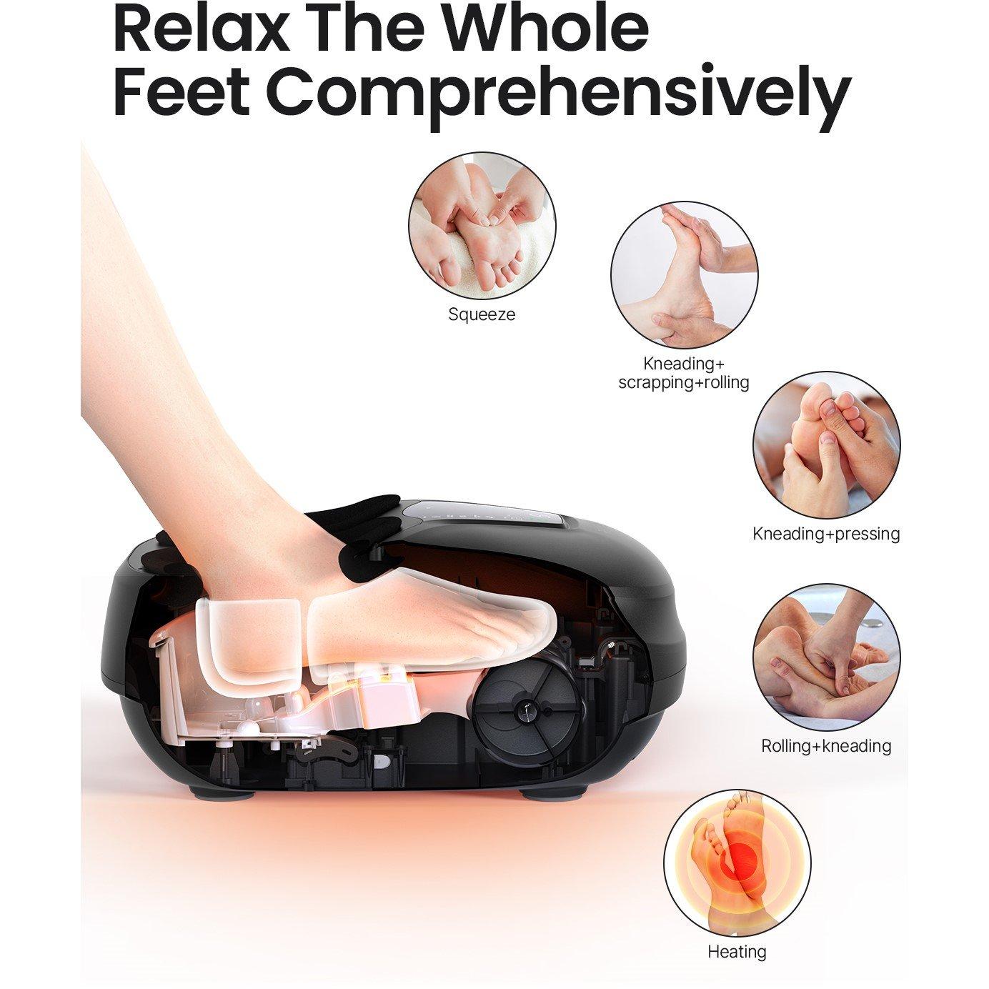 Black - Renpho - Renpho Shiatsu Foot Massager - 8