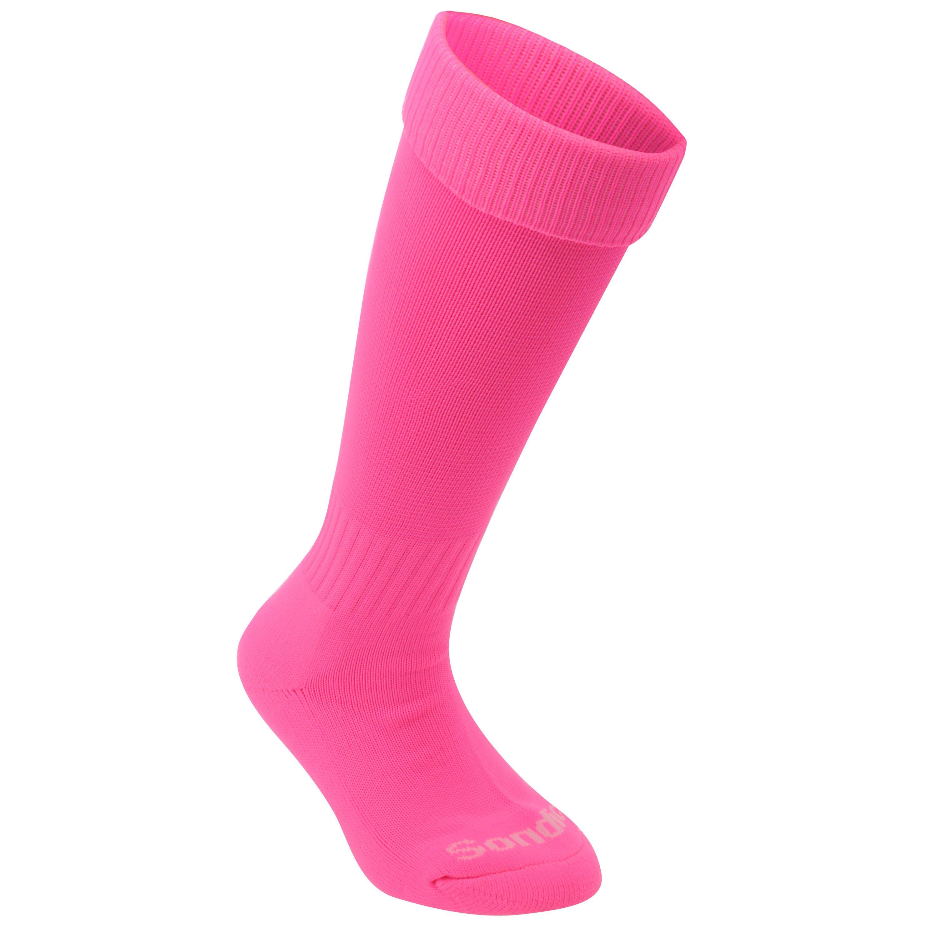 Sondico  Kids Football Socks Childrens - Fluo Pink - Chd C8-C13