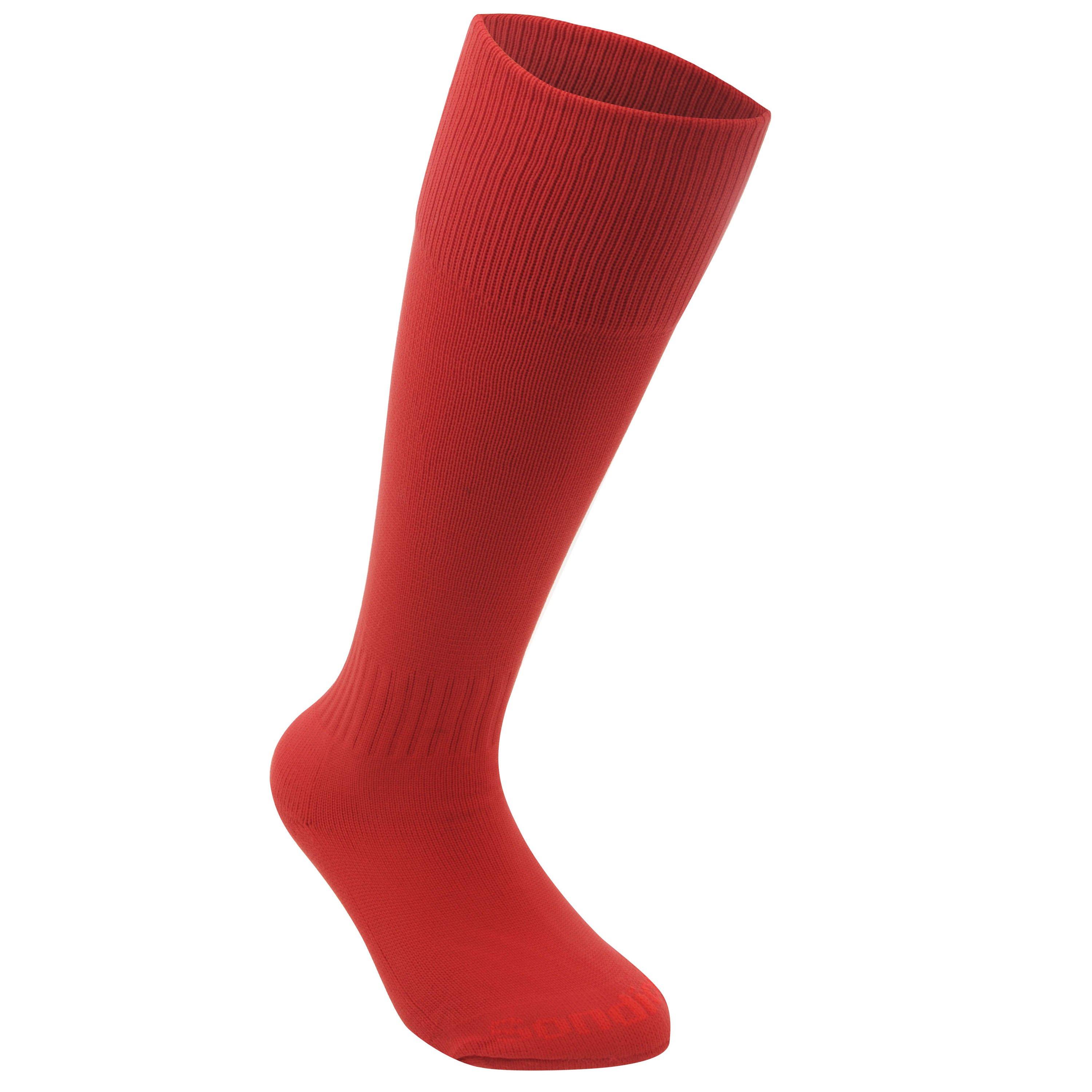 Sondico  Kids Football Socks Childrens - Red - Chd C8-C13