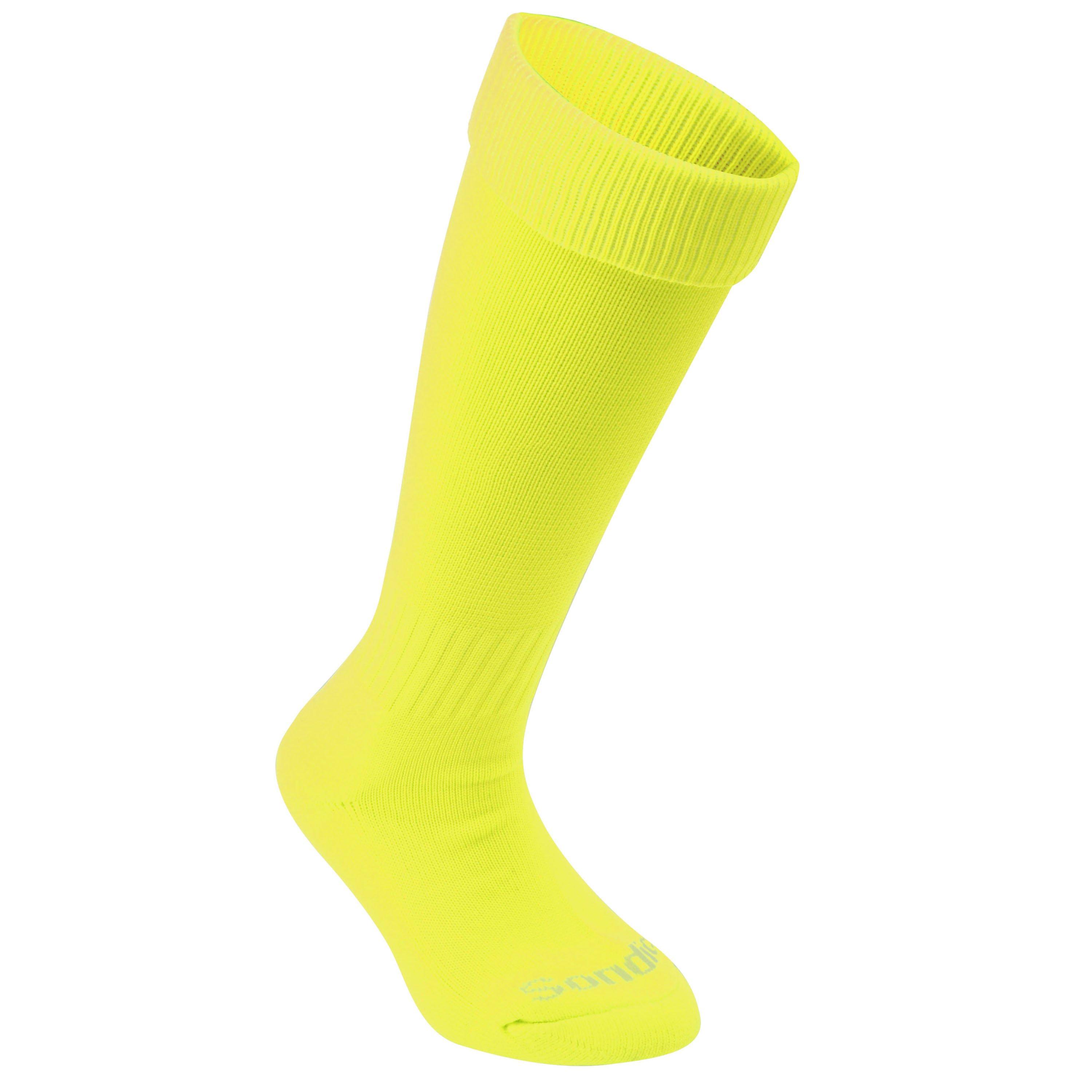 Sondico  Kids Football Socks Childrens - Fluo Yellow - Chd C8-C13