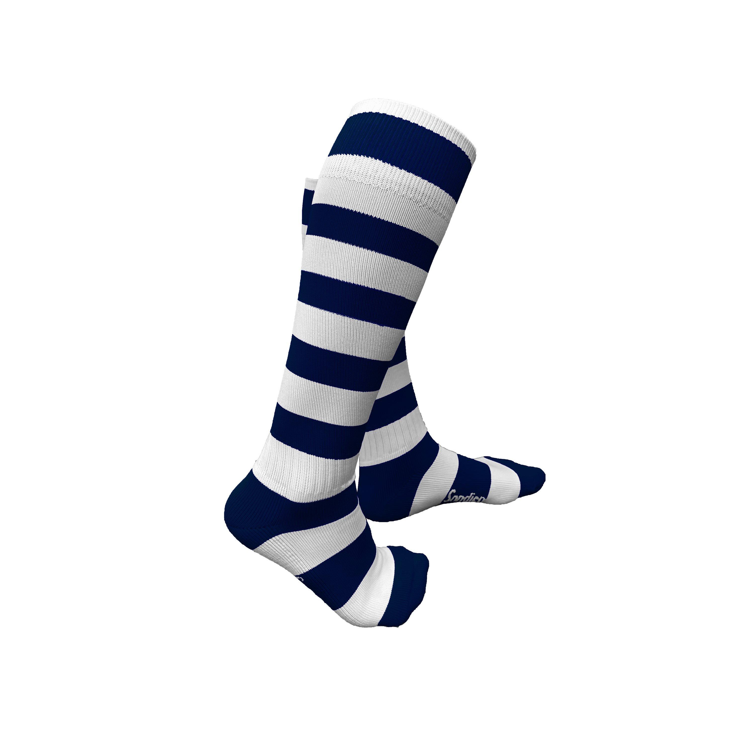 Sondico  Kids Football Socks Junior - Navy/White - Junior 1-6