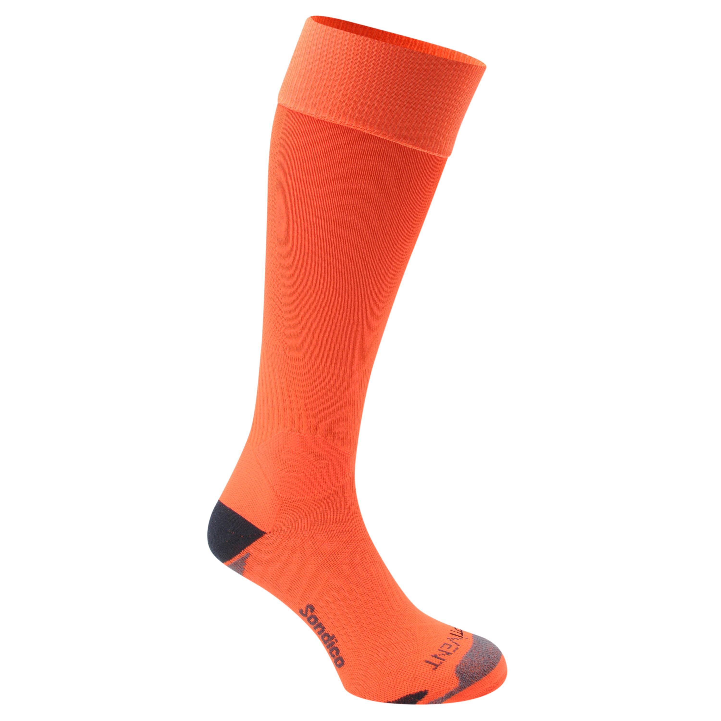 Sondico  Kids Elite Football Socks Childrens - Fluo Orange - Chd C8-C13