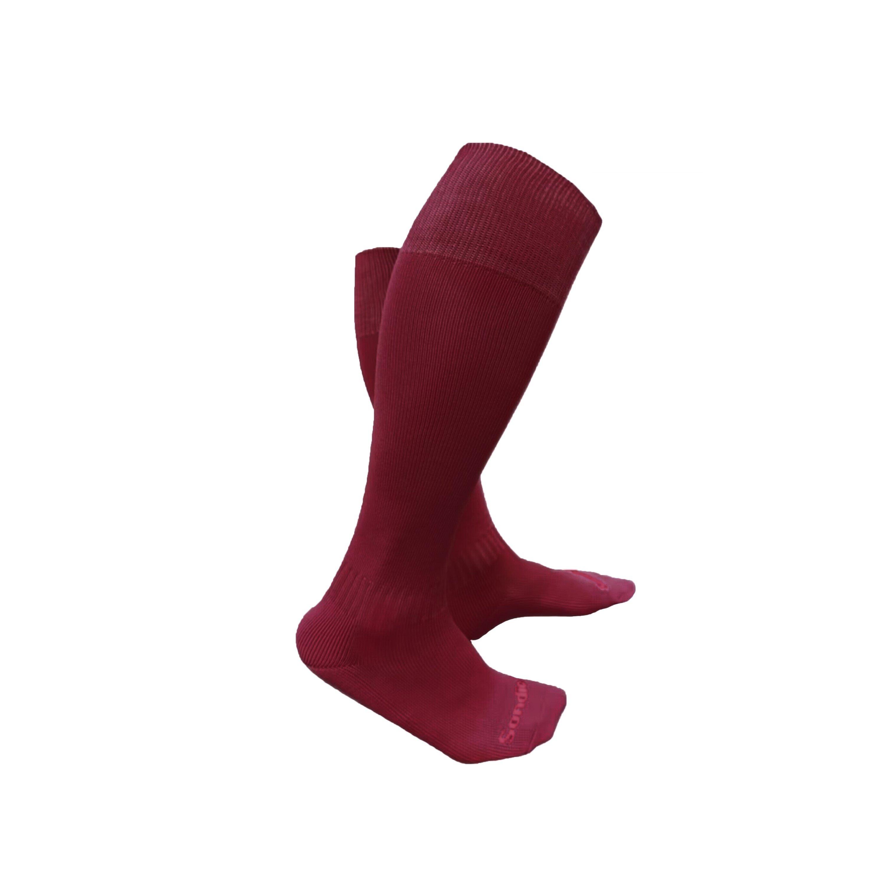 Sondico Men's Football Socks - Burgundy - Mens 7-11