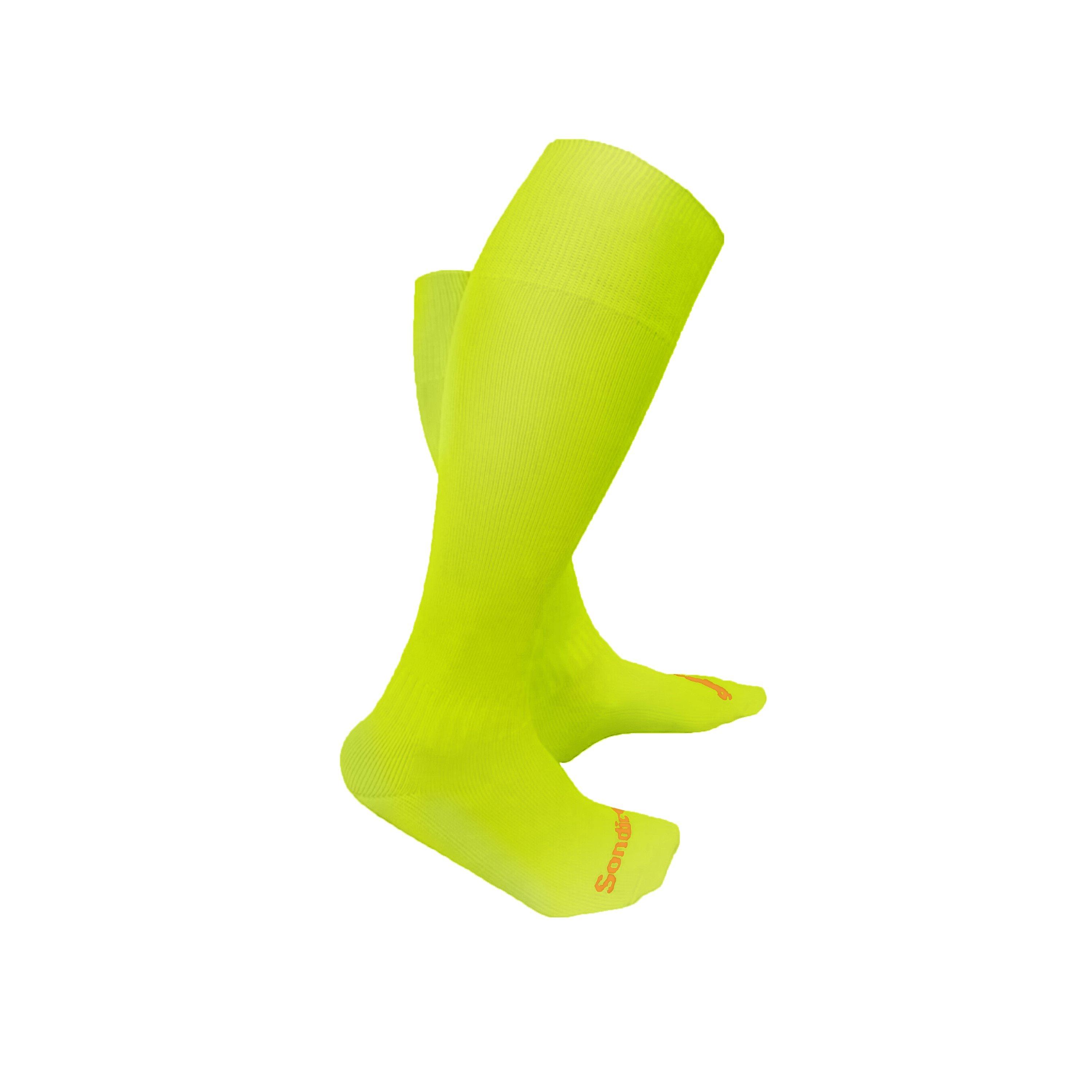 Sondico Men's Fluo Yellow Football Socks - 7-11 - Image 3
