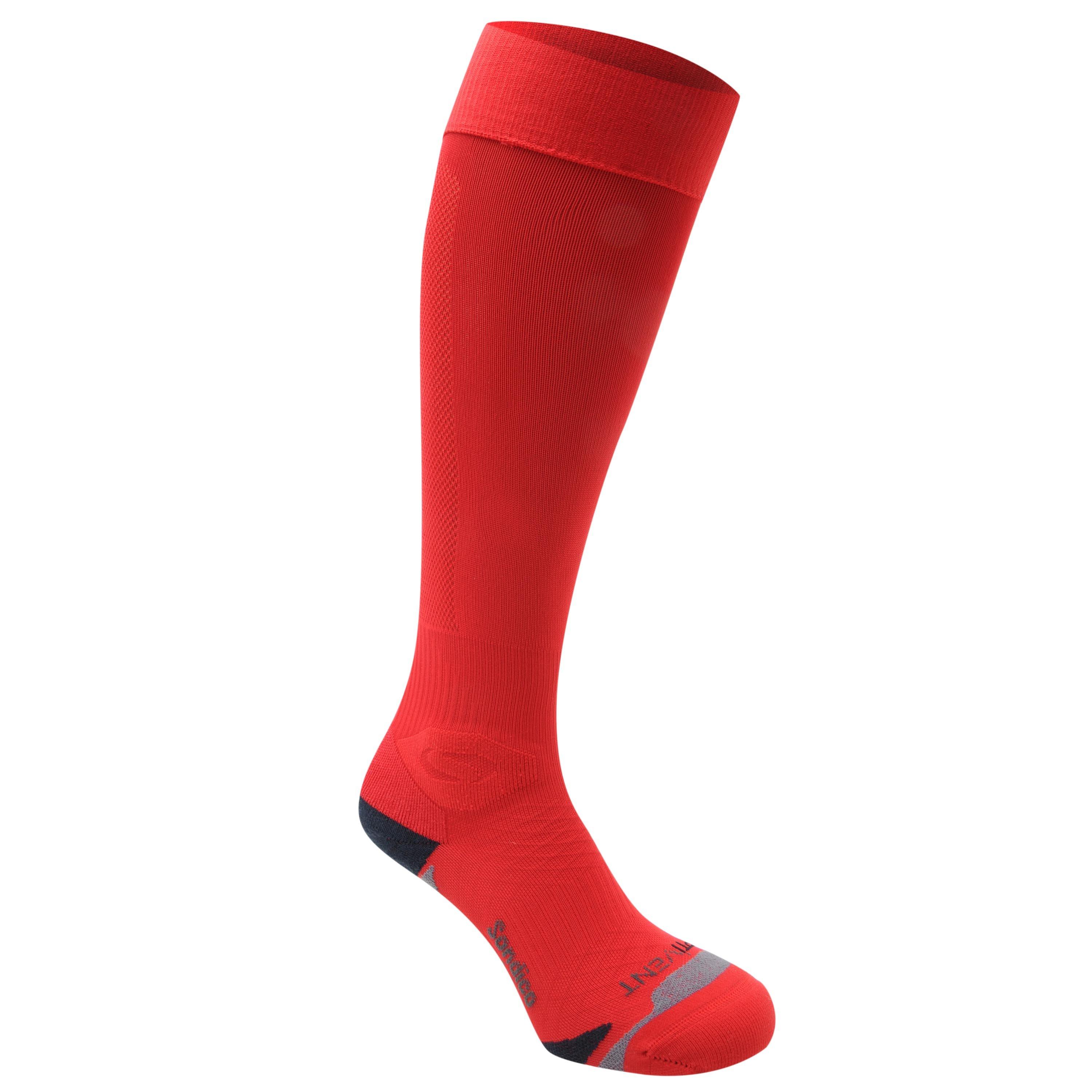 Sondico Men's Elite Football Socks - Red - Mens 12+