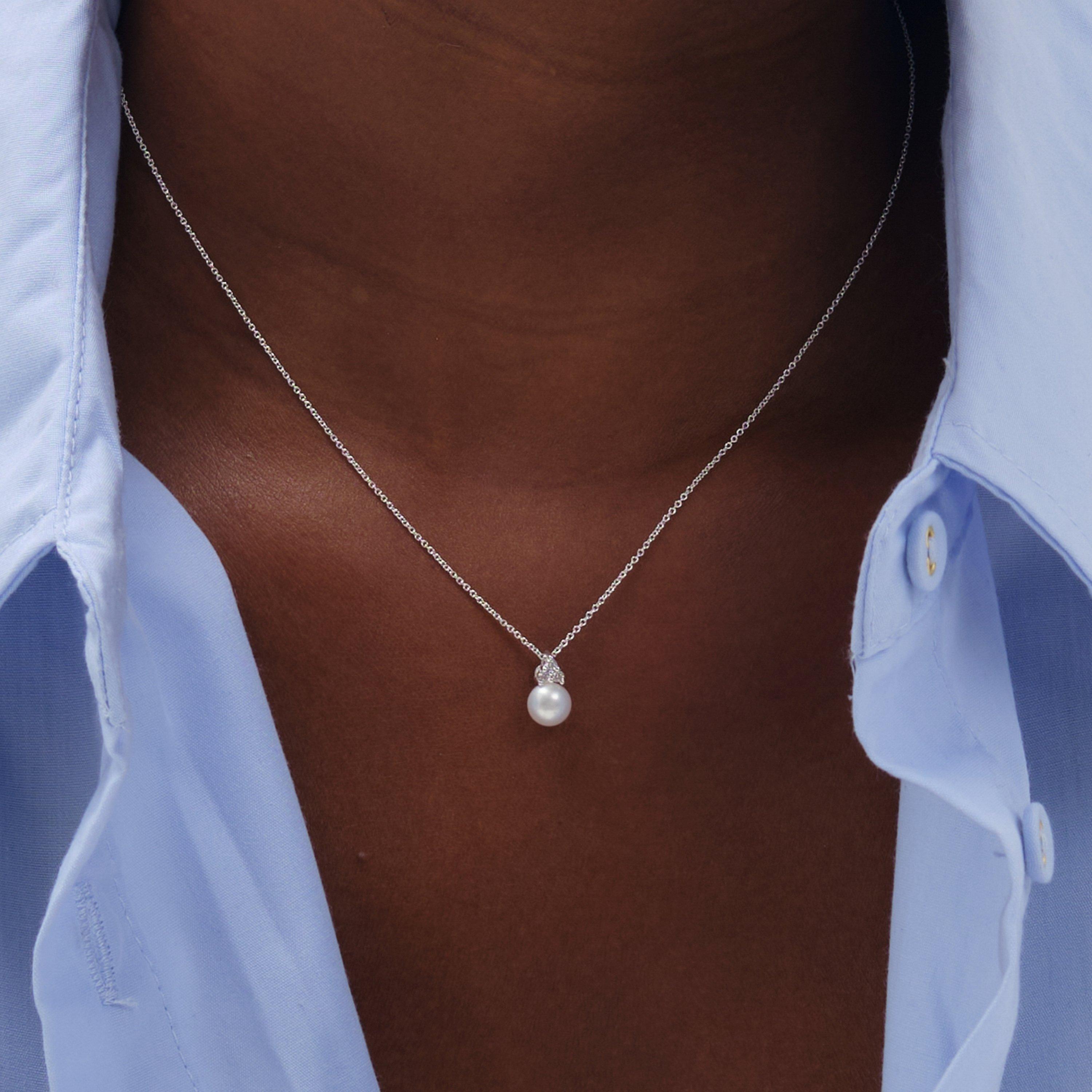 Silver - Simply Silver - 925 Sterling Silver Plated Freshwater Pearl Set - 4